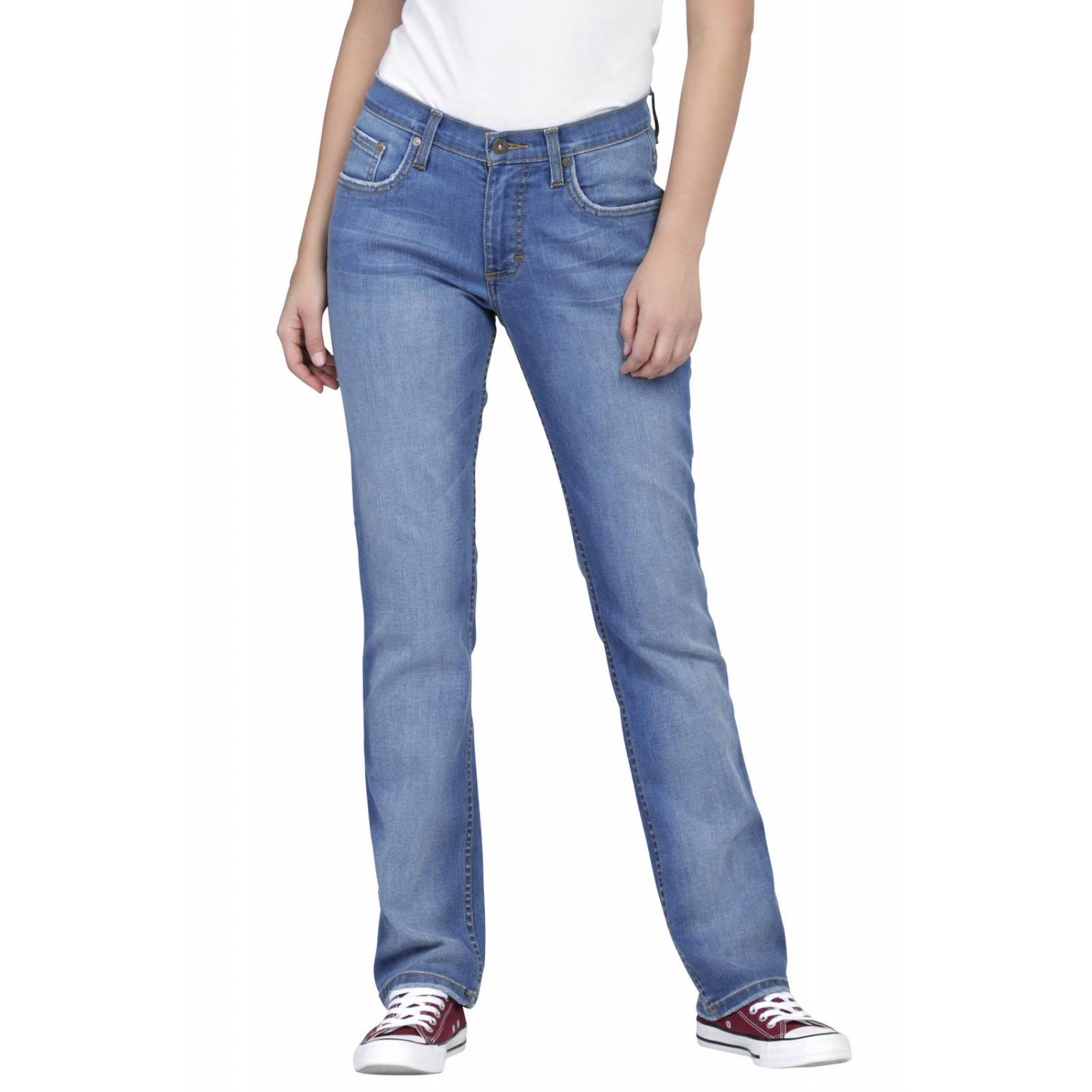 Pantalon Jeans Skinny Cintura Alta Lee Mujer 256