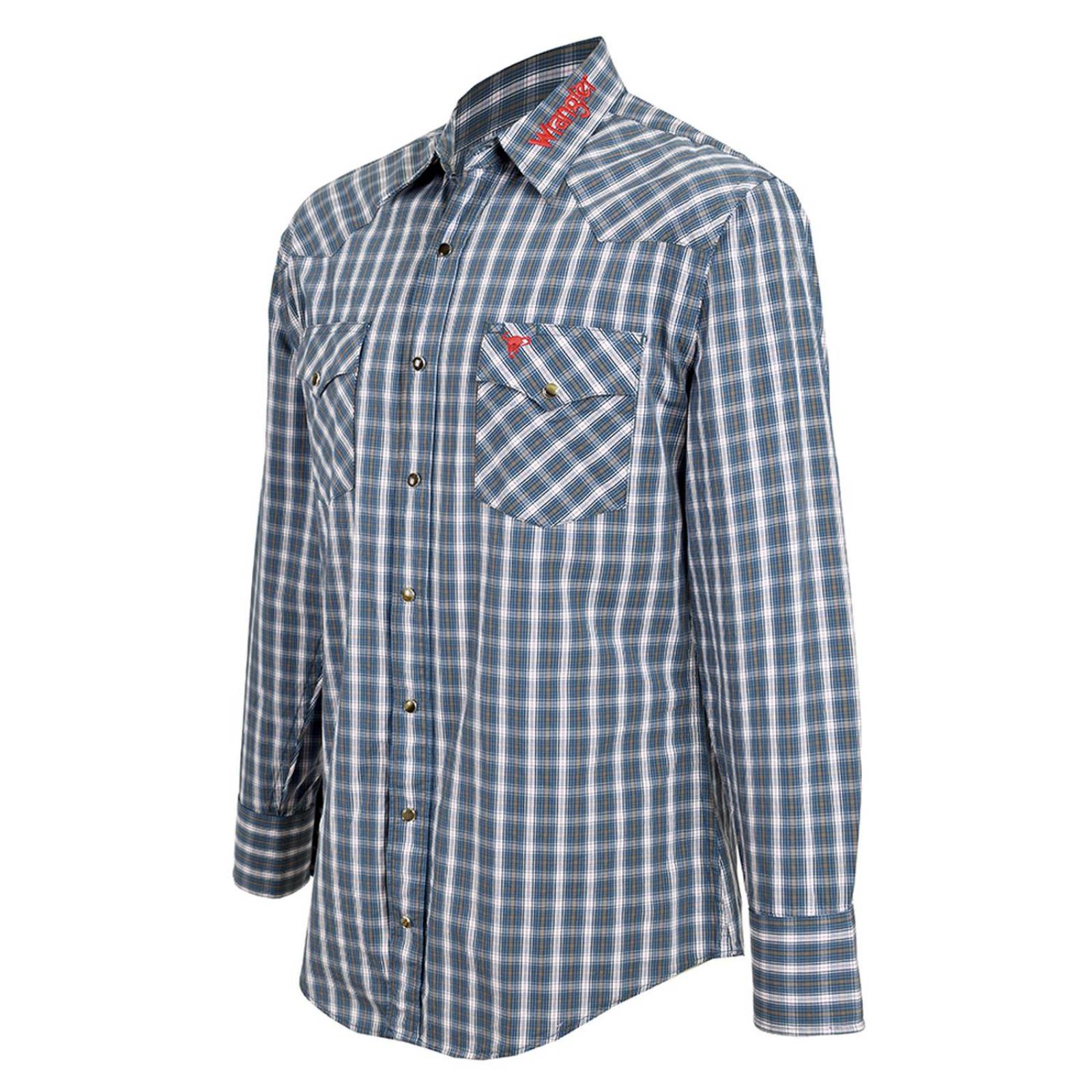 Camisa Vaquera Wrangler Retro De Hombre Y10 