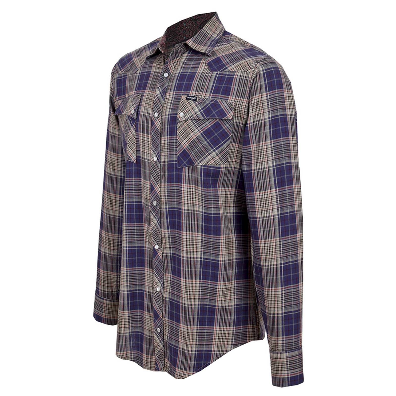 Camisa Vaquera Wrangler Retro De Hombre U11 