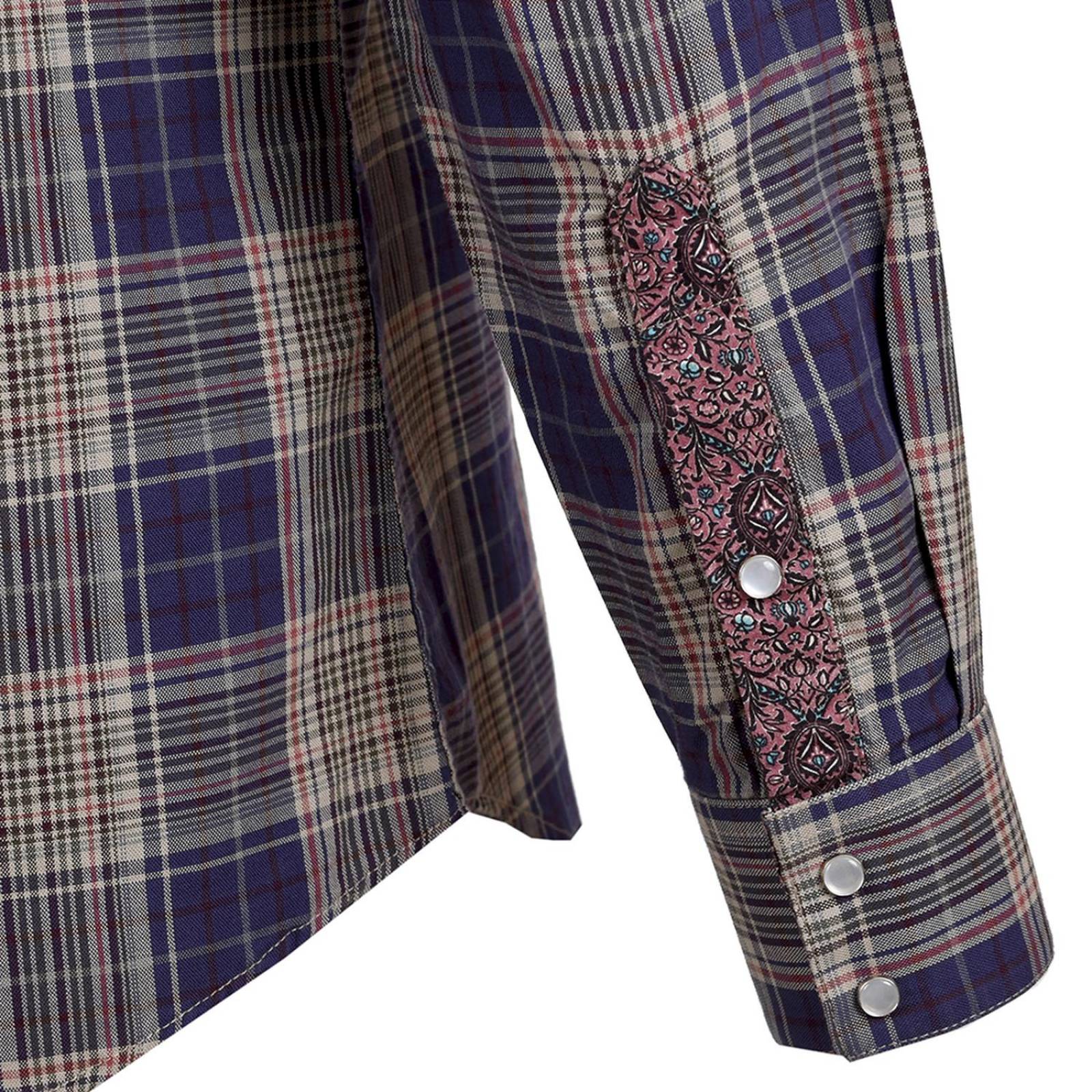 Camisa Vaquera Wrangler Retro De Hombre U11 