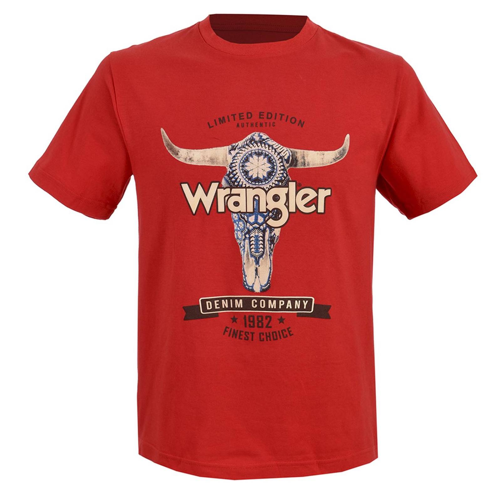 Playera Vaquera Wrangler Manga Corta De Hombre Y13