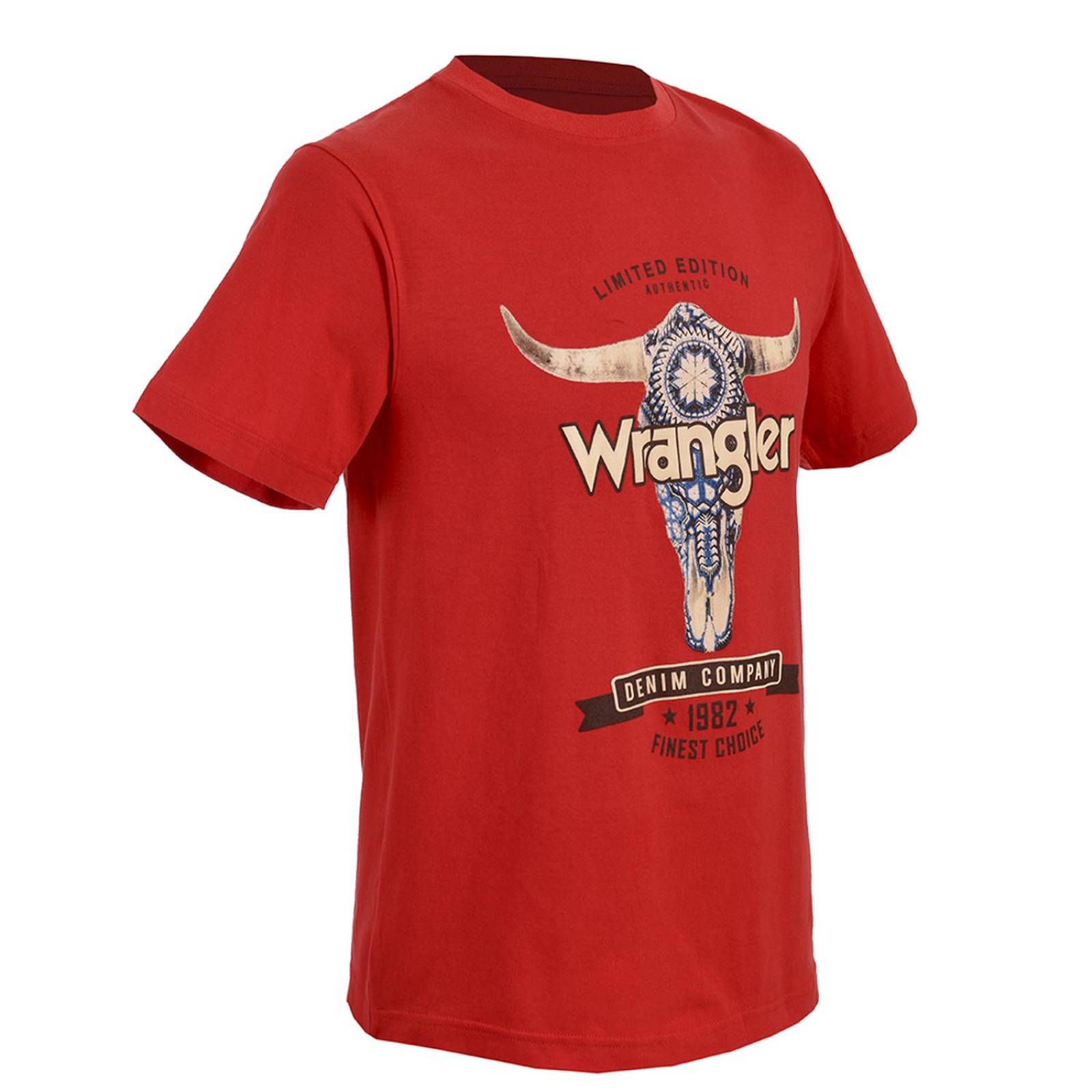 Playera Vaquera Wrangler Manga Corta De Hombre Y13