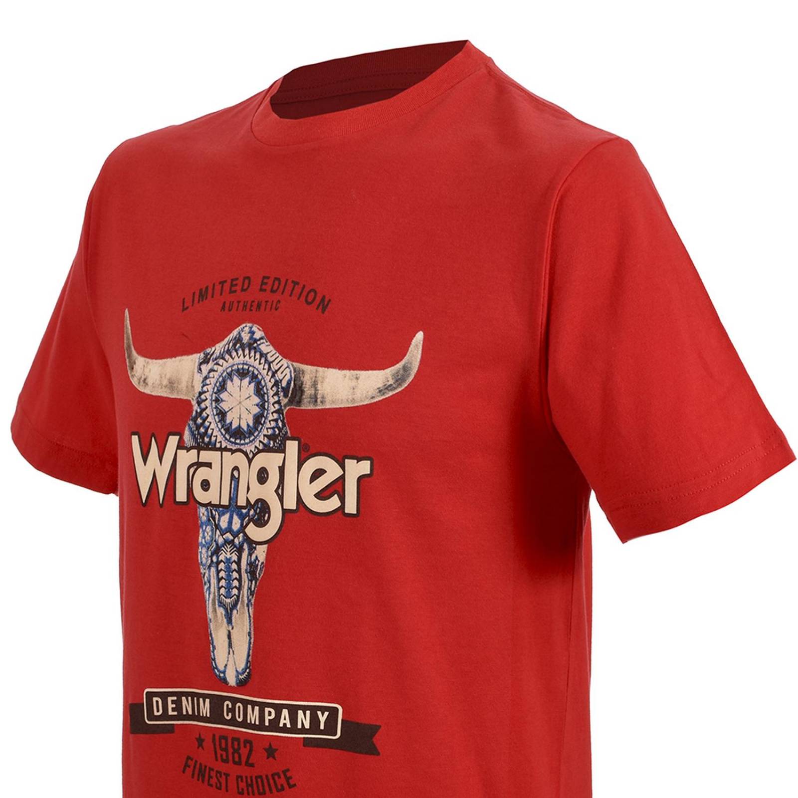 Playera Vaquera Wrangler Manga Corta De Hombre Y13
