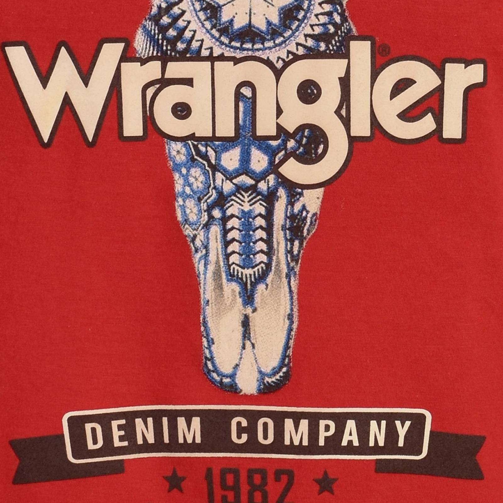 Playera Vaquera Wrangler Manga Corta De Hombre Y13
