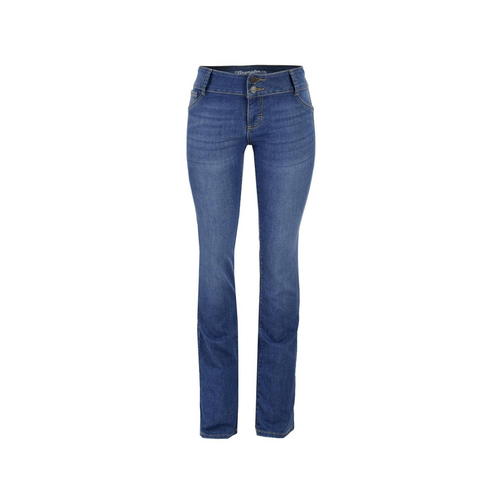 Pantalon Jeans Vaquero Pierna Acampanada Wrangler Mujer W03