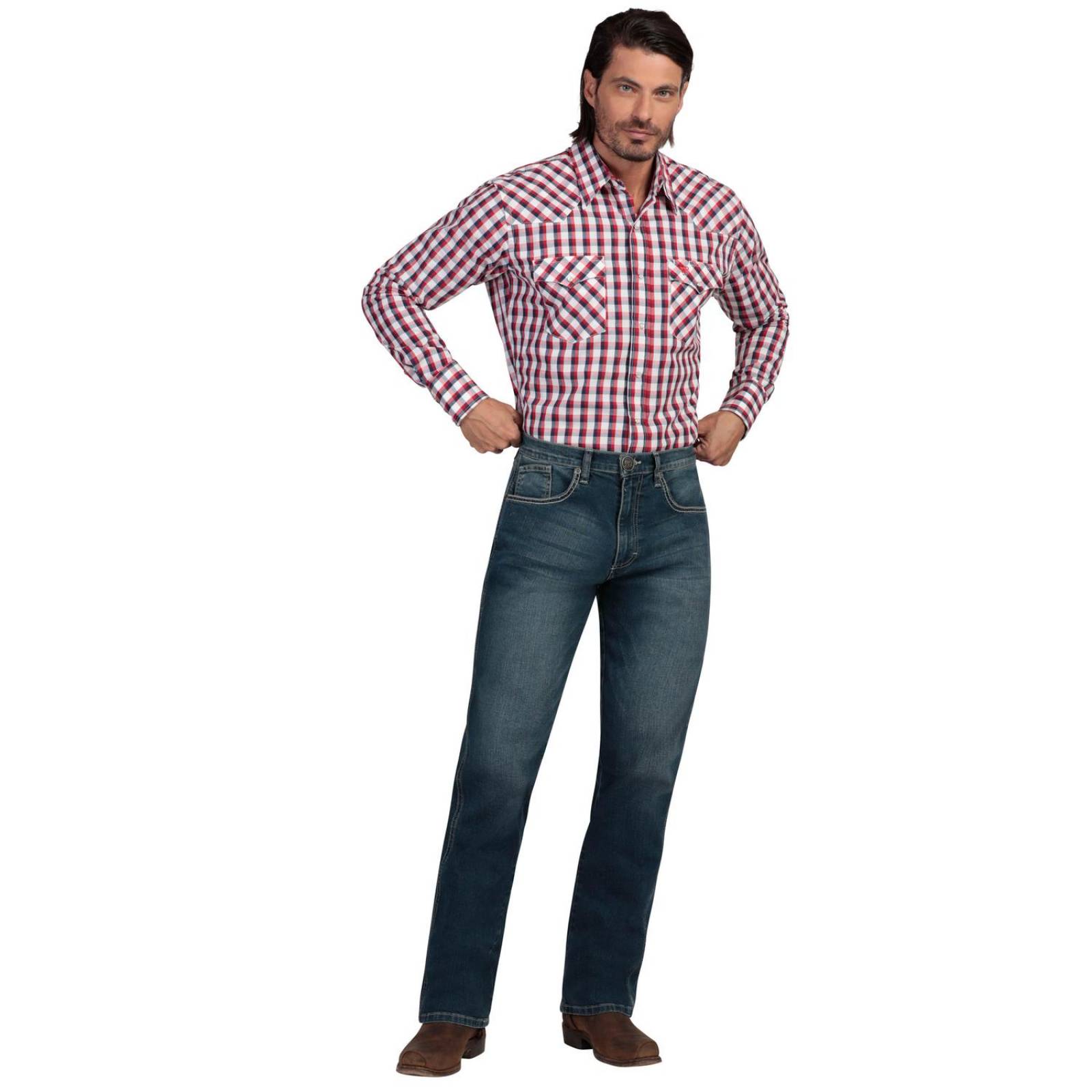 Pantalón Jeans Slim Fit Wrangler Hombre 087 