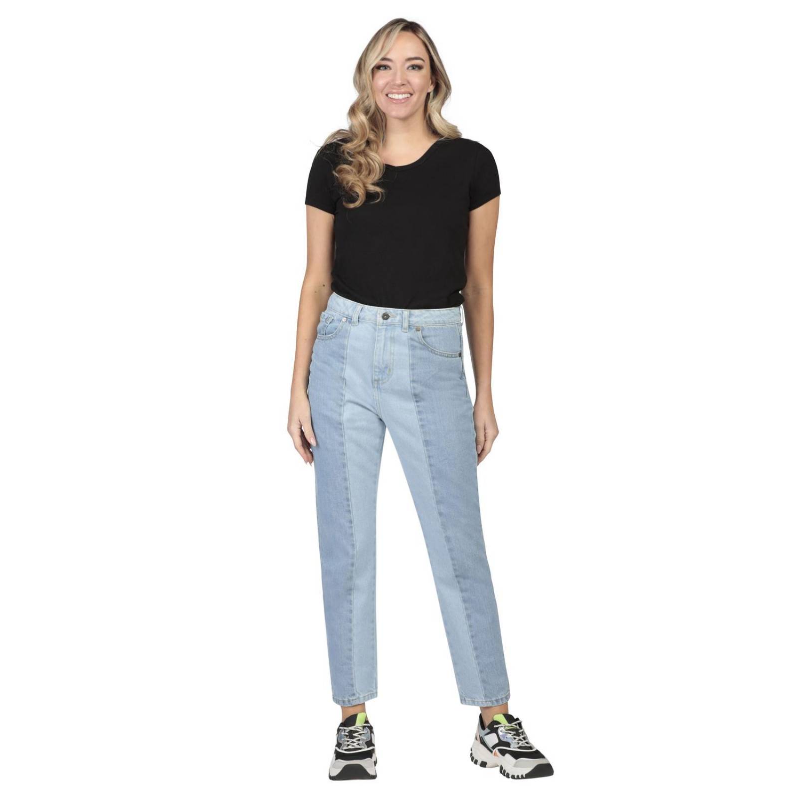 Pantalón Jeans Mom Fit Tapered Lee Mujer MMB