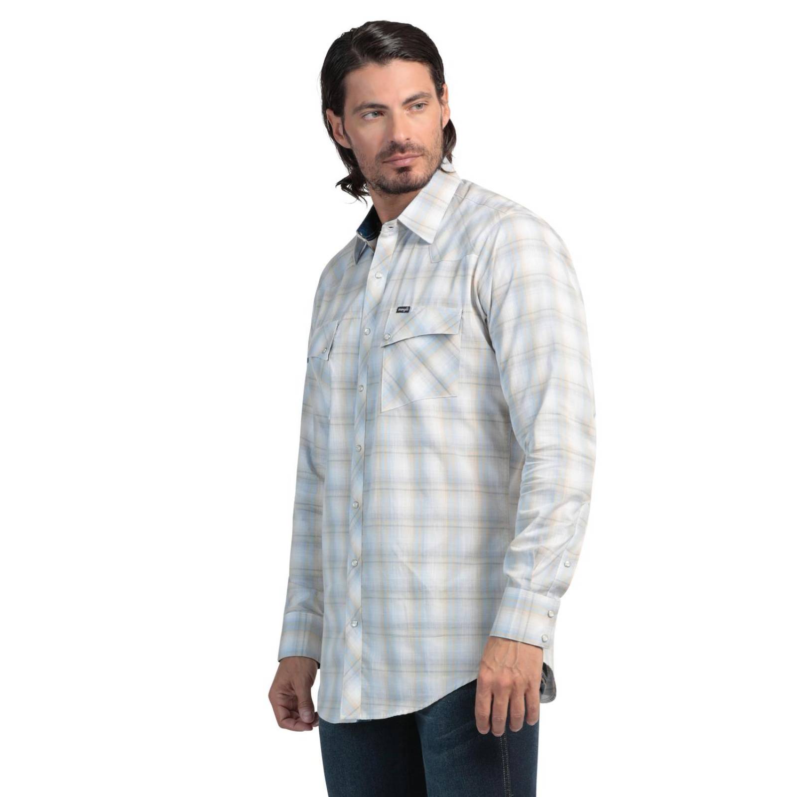 Camisa Moderna Manga Larga Wrangler Hombre 900 