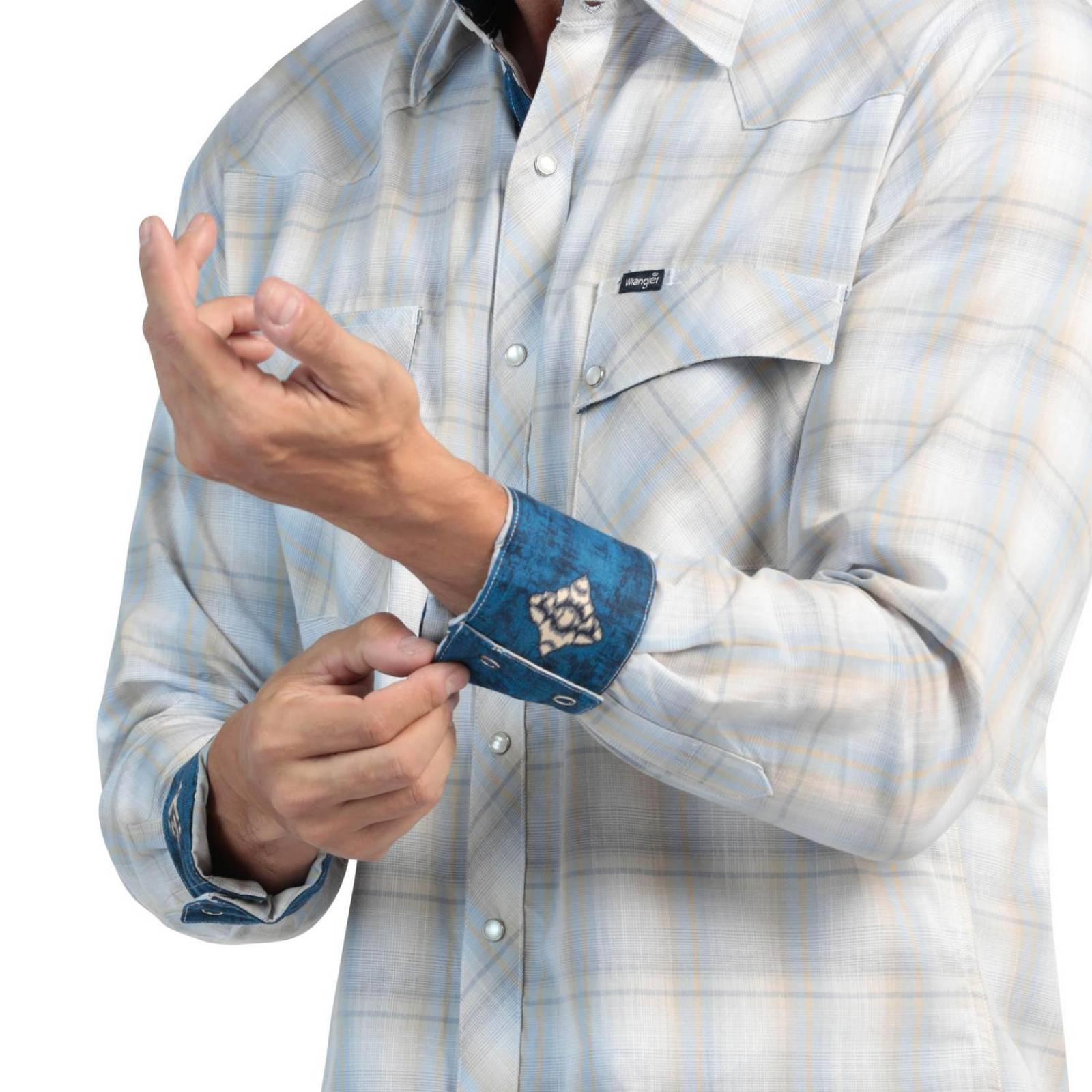 Camisa Moderna Manga Larga Wrangler Hombre 900 