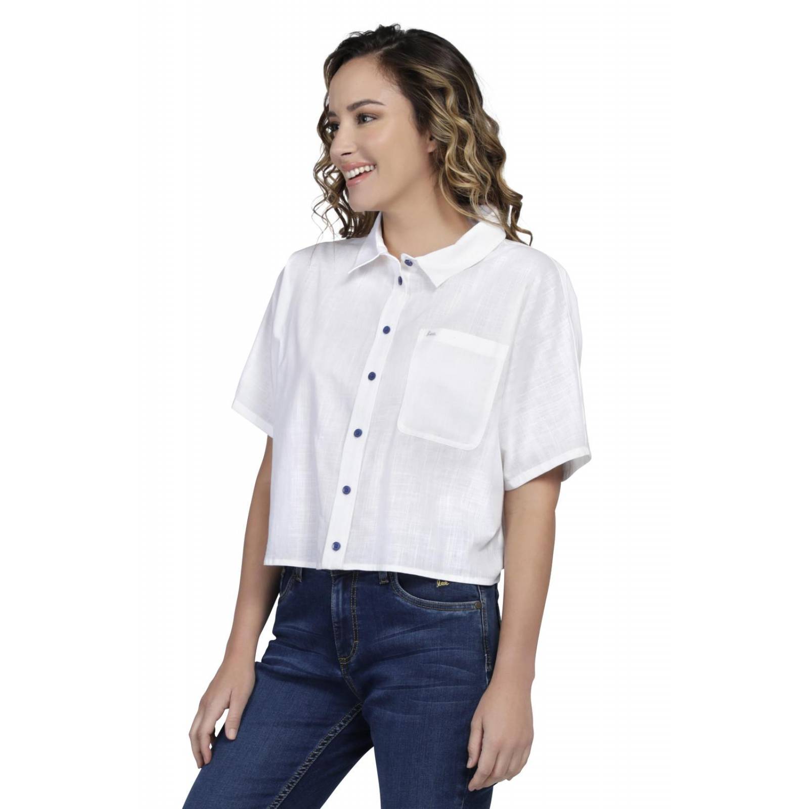 Blusa Lisa De Botones Cherry 23416