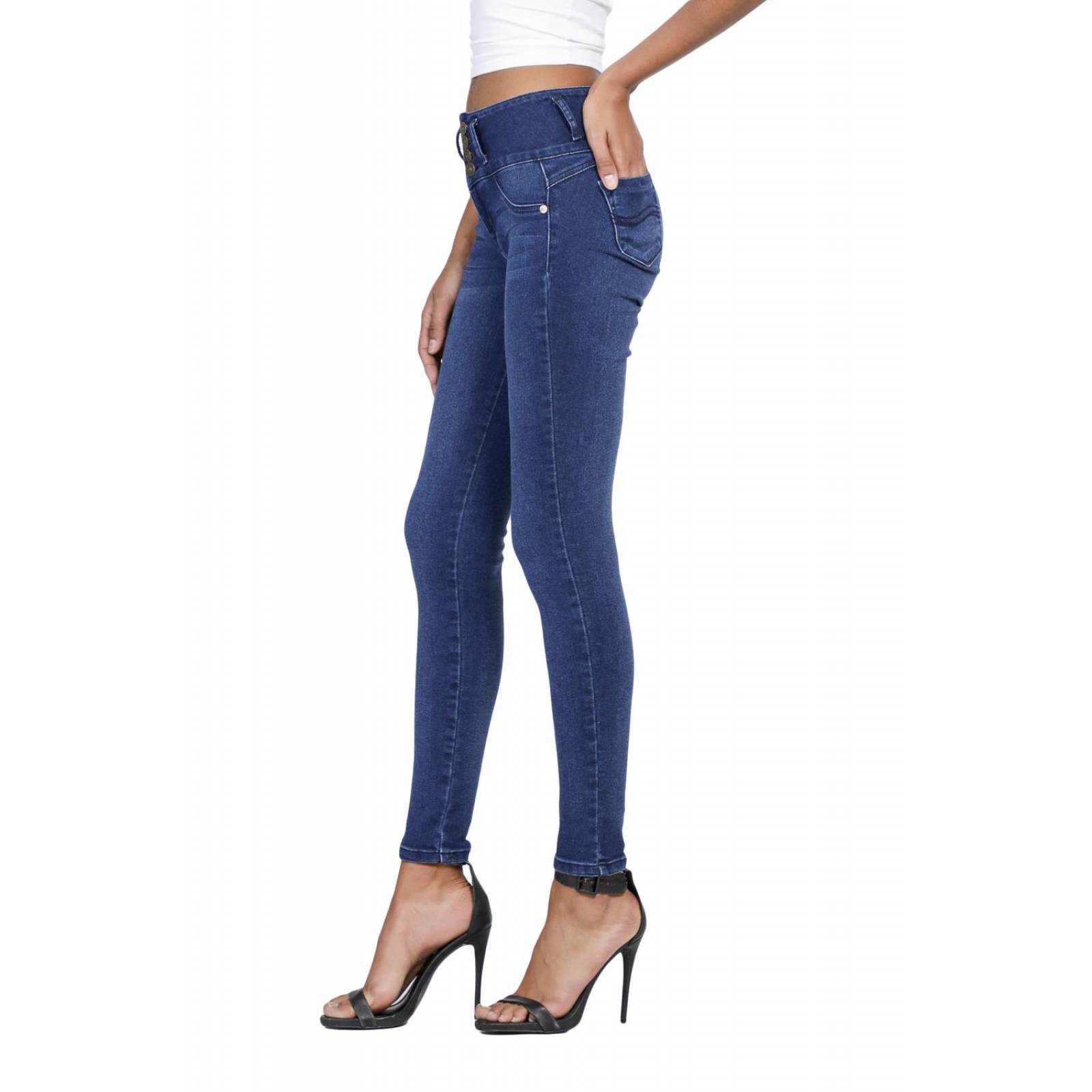 Jeans Lee Skinny Pretina Alta