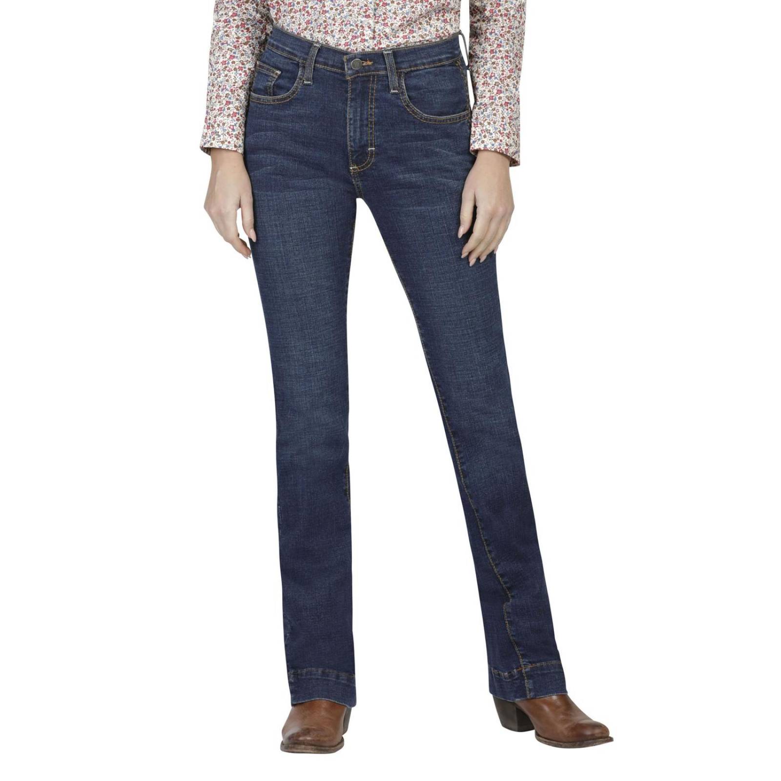 Pantalón Jeans High Rise Flare Wrangler Mujer 145