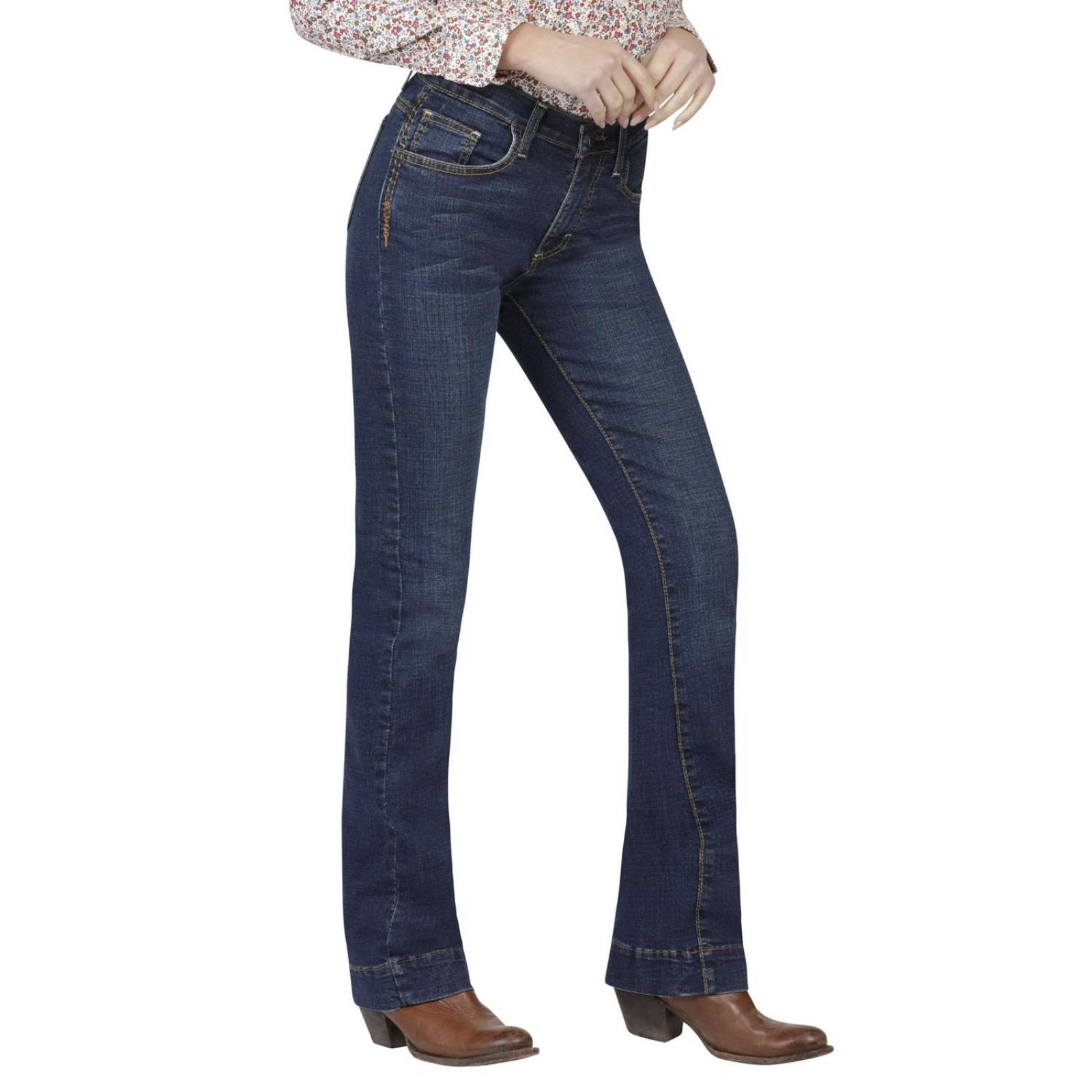 Pantalón Jeans High Rise Flare Wrangler Mujer 145