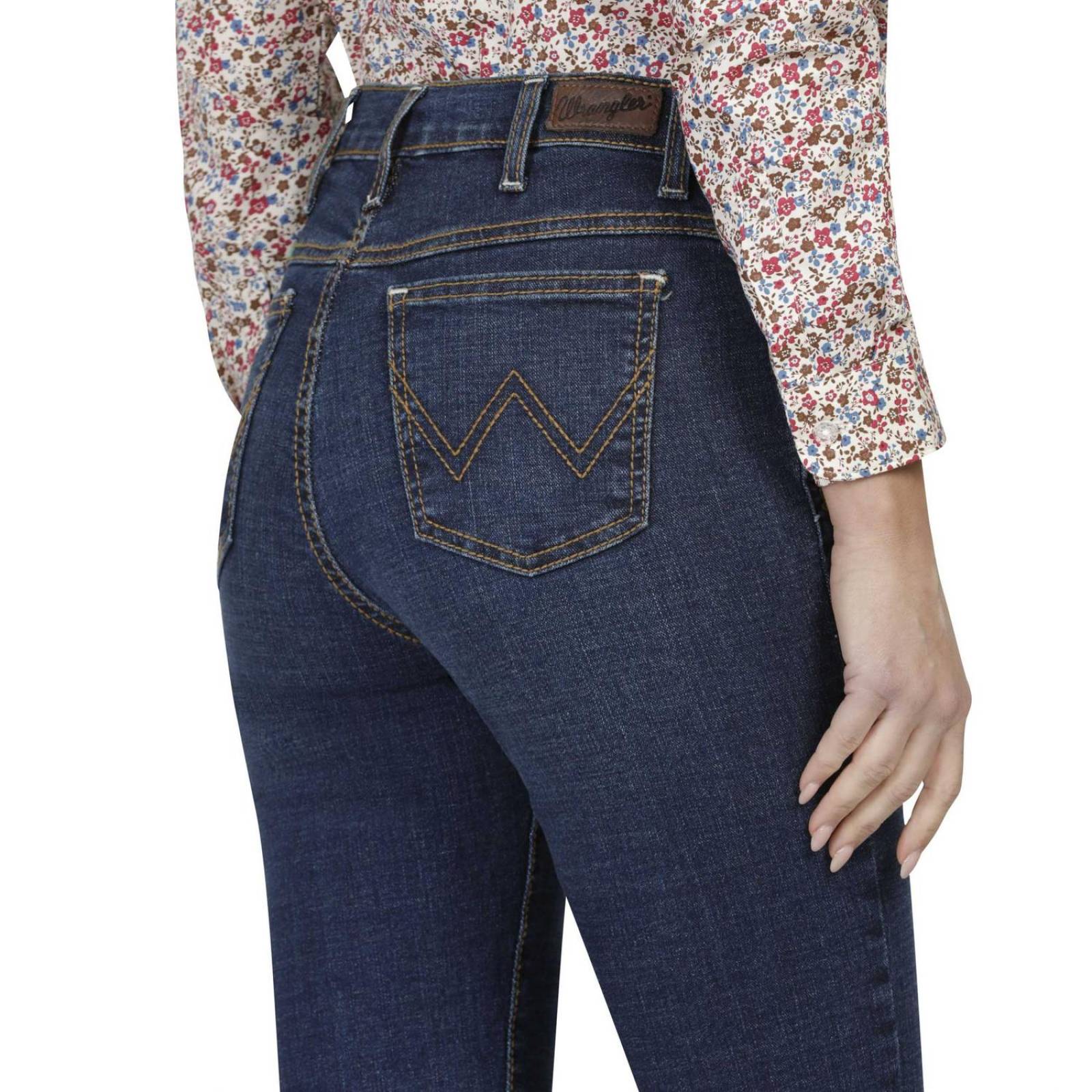 Pantalón Jeans High Rise Flare Wrangler Mujer 145