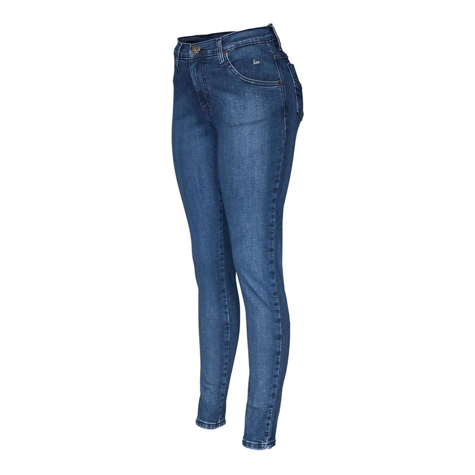Pantalon Jeans Skinny Cintura Alta Lee Mujer RI41 