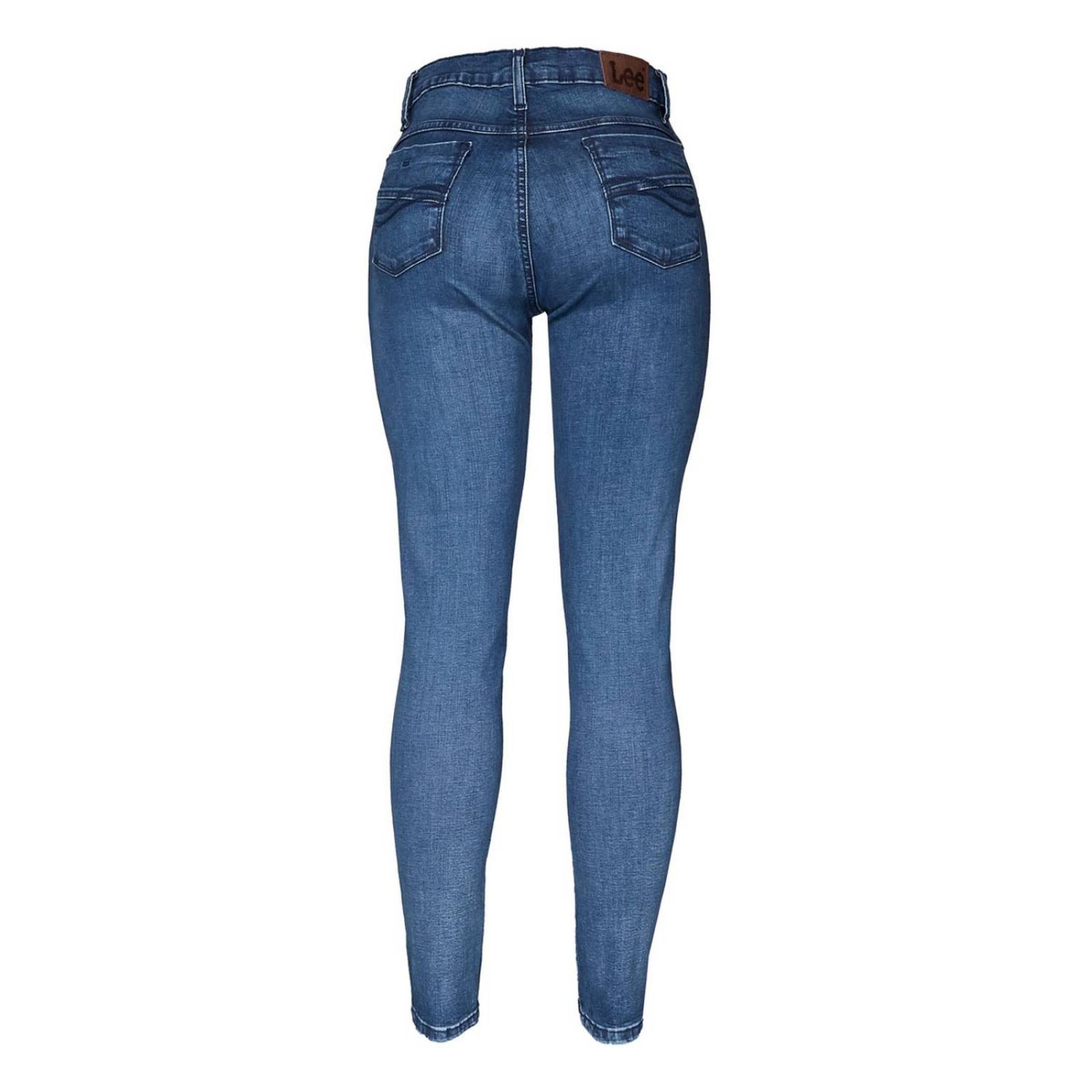 Pantalon Jeans Skinny Cintura Alta Lee Mujer RI41 