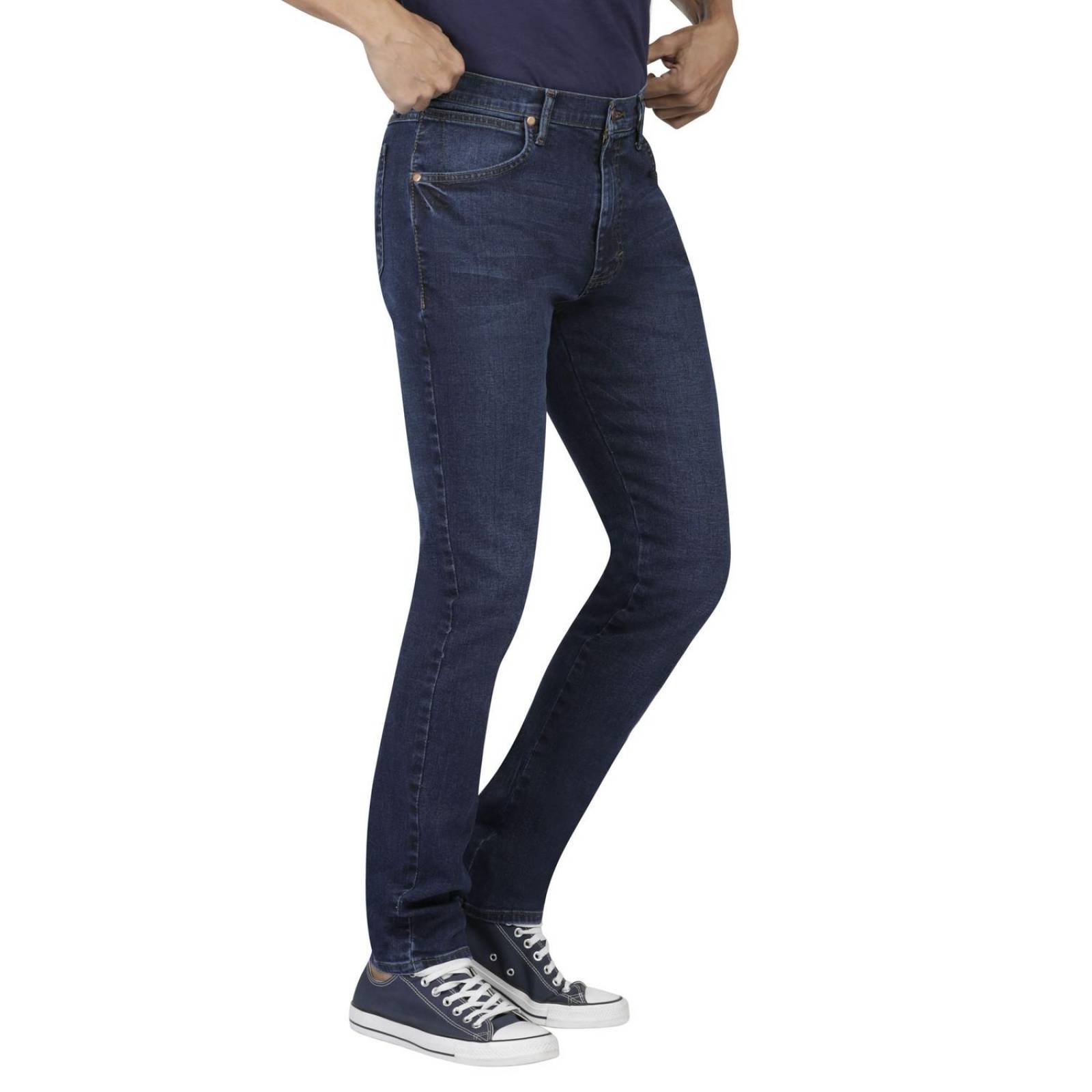 Pantalon Slim Wrangler Femme – Abricot/orangé – Taille 36 (29 Pouces) – Coton/elasthanne