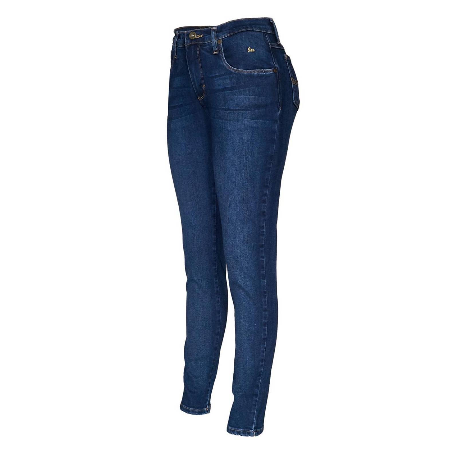 Pantalon Jeans Skinny Cintura Alta Lee Mujer RI46