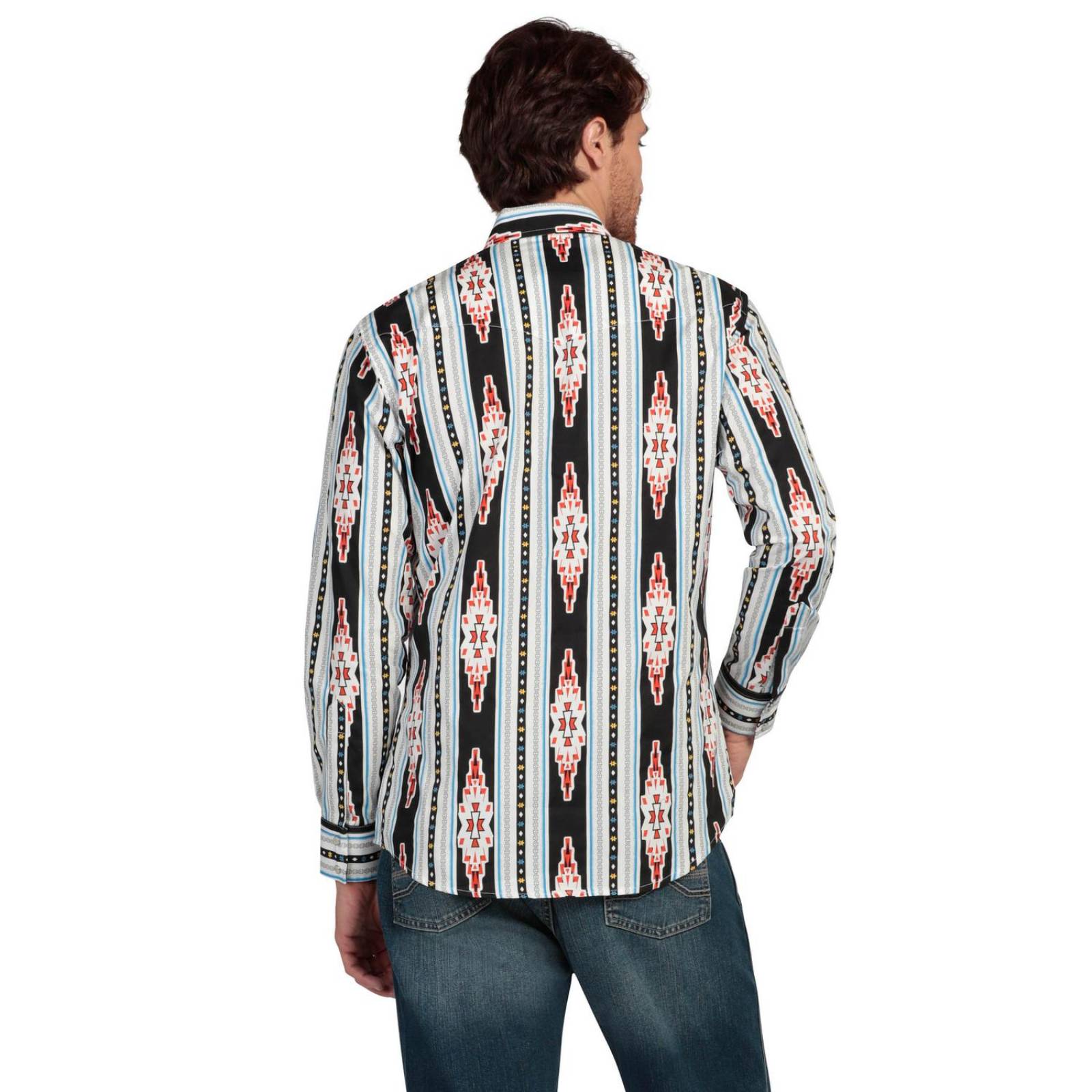 Camisa Regular Fit Manga Larga Wrangler Hombre 892 