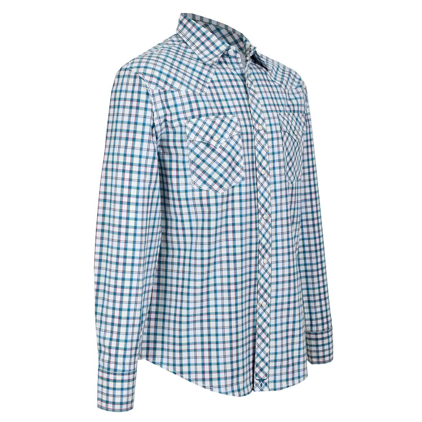 Camisa Vaquera Wrangler Hombre Manga Larga 251M
