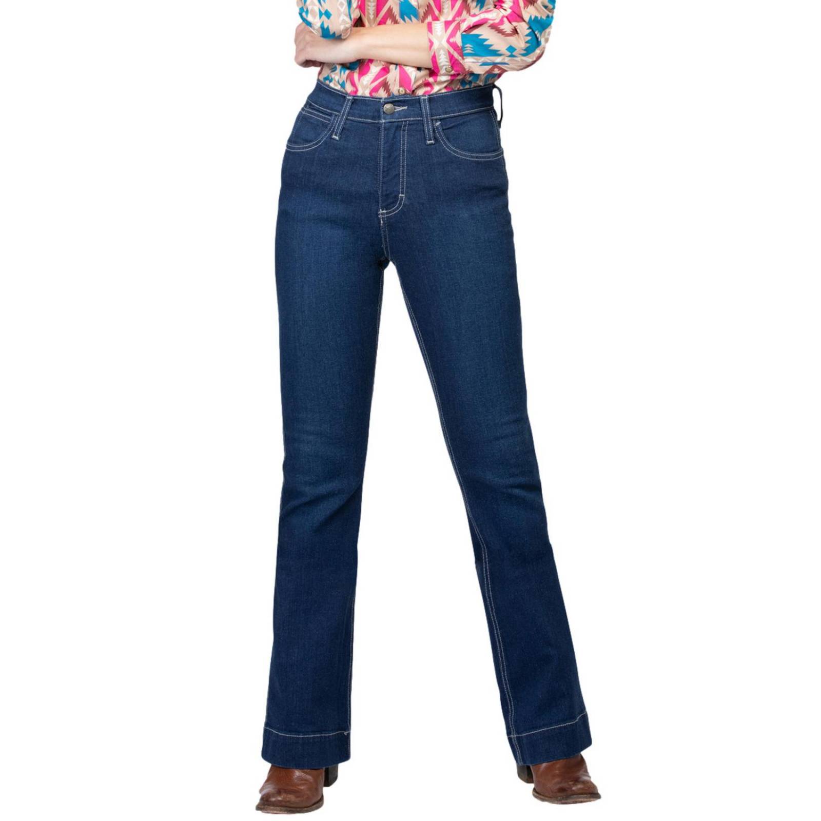 Pantalón Jeans Vaquero High rise flare Wrangler Dama 812 
