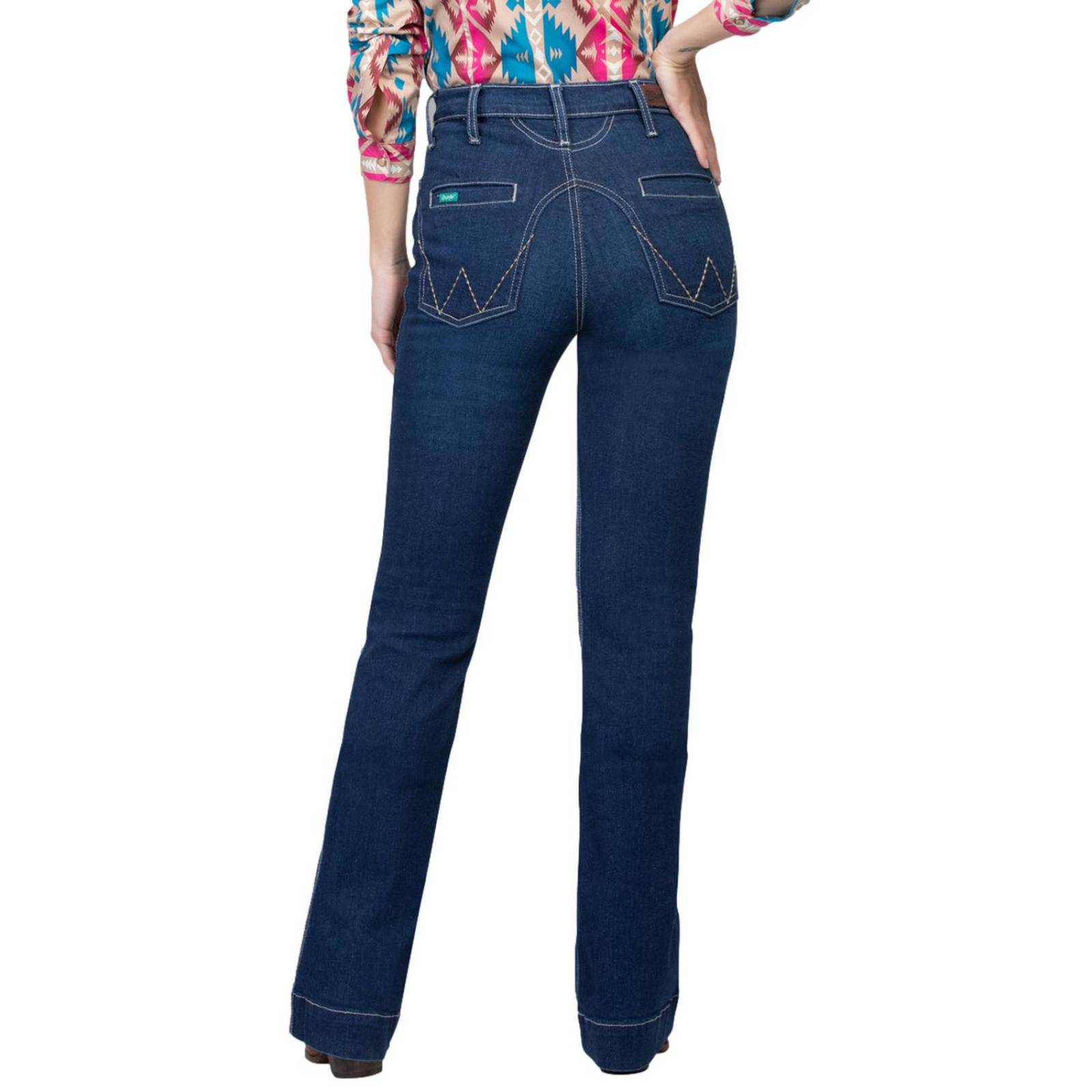 Pantalón Jeans Vaquero High rise flare Wrangler Dama 812 