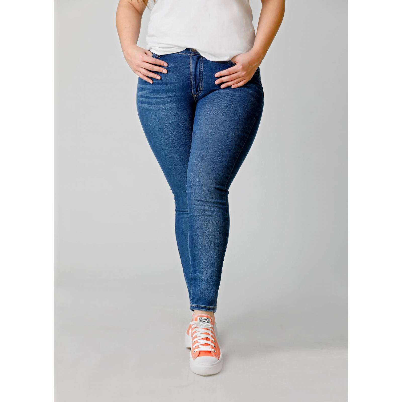 Pantalon Jeans Super Slim Fit Curvy Lee Mujer 130