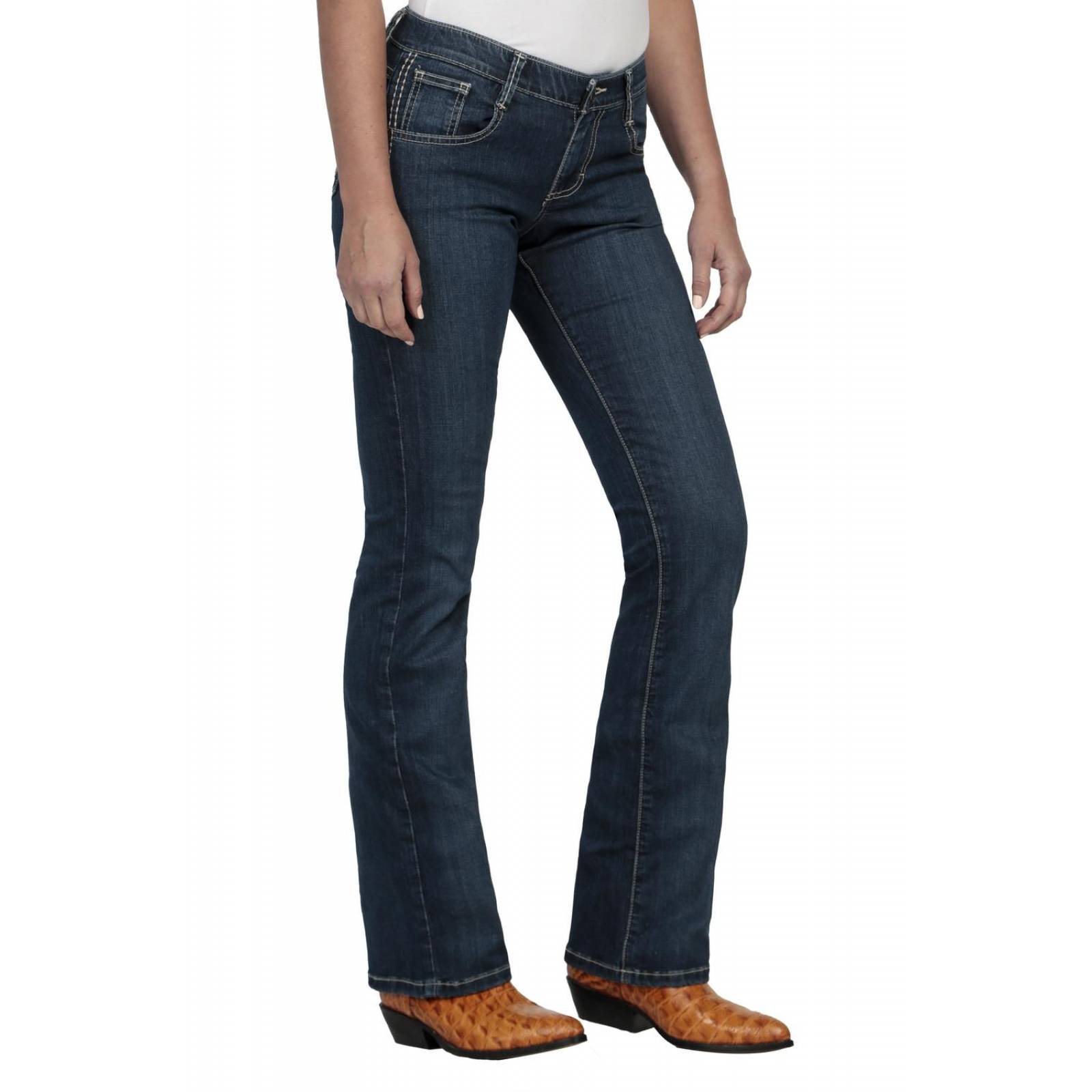 Pantalon Jeans Vaquero Cintura Baja Wrangler Mujer W03 