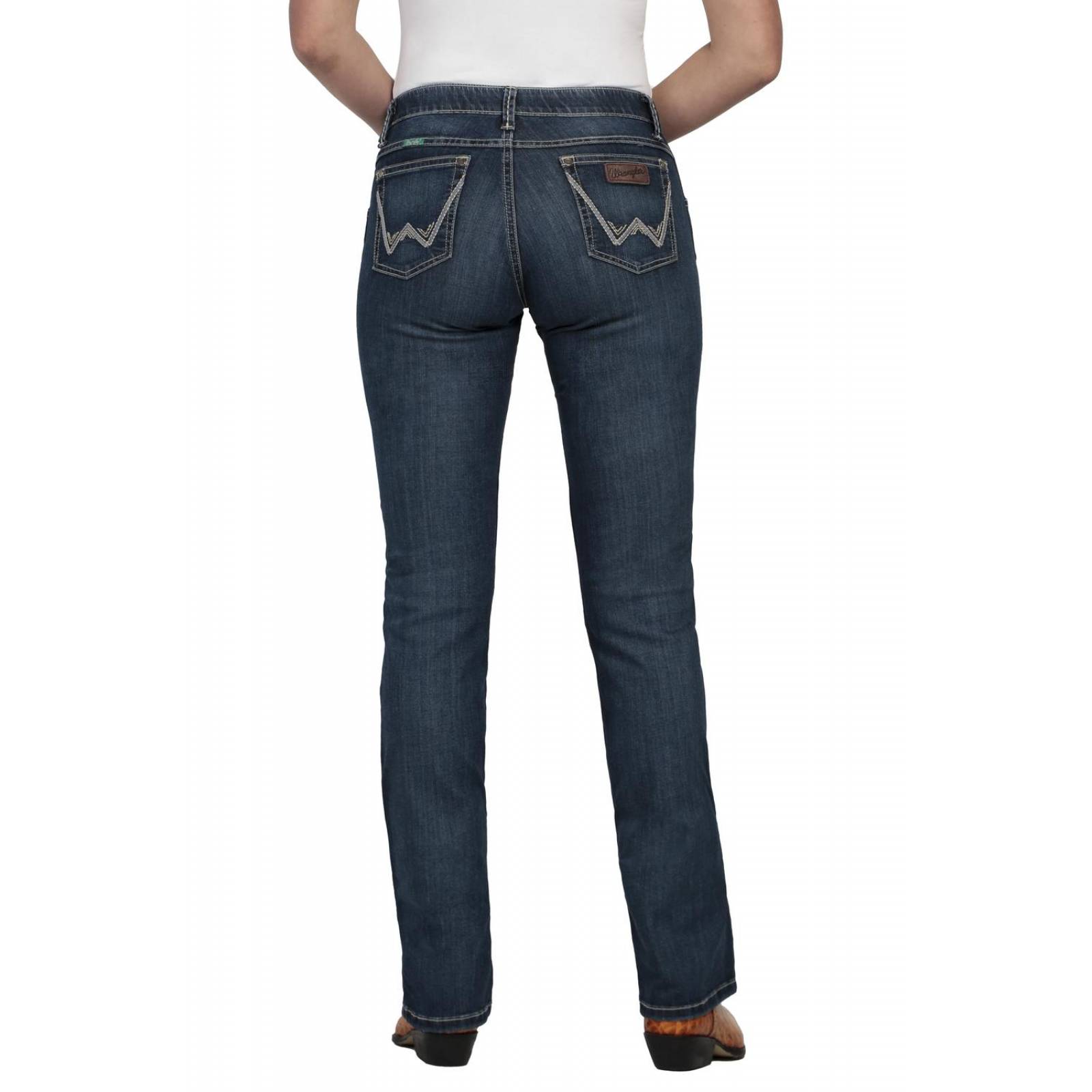 Pantalon Jeans Vaquero Cintura Baja Wrangler Mujer W03 
