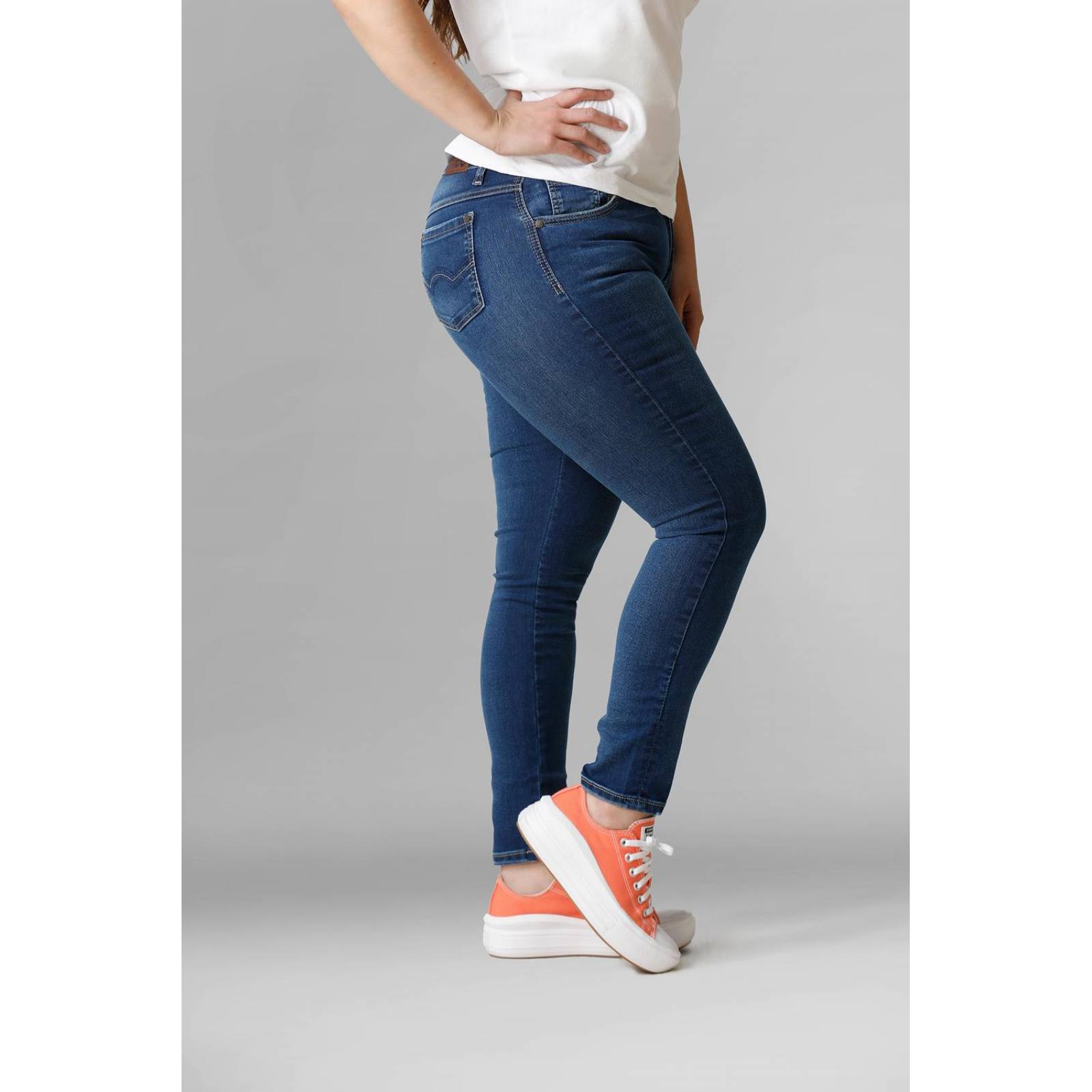 Pantalon Jeans Super Slim Fit Curvy Lee Mujer 128