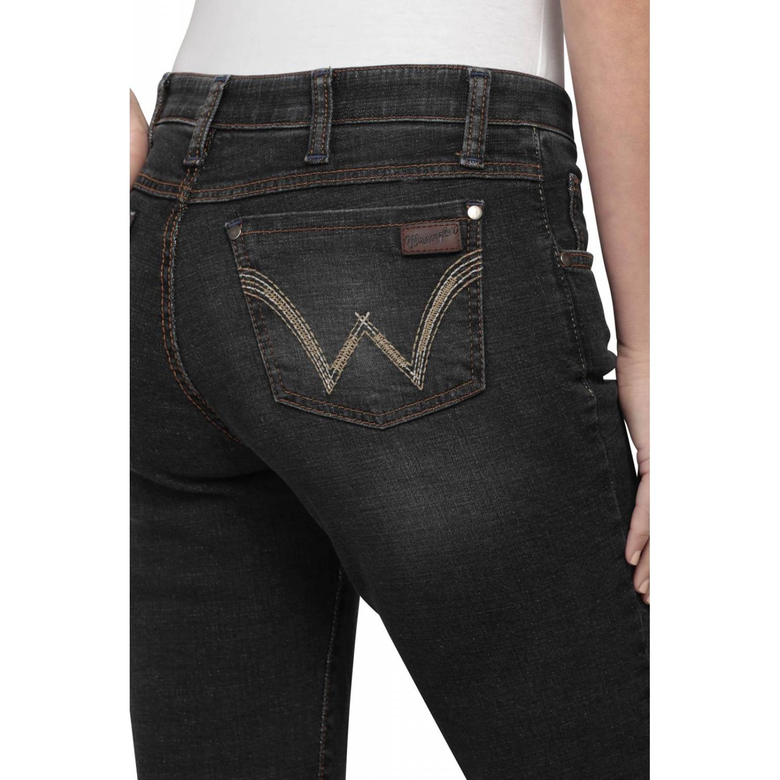 Pantalon Jeans Vaquero Cintura Alta Wrangler Mujer W04