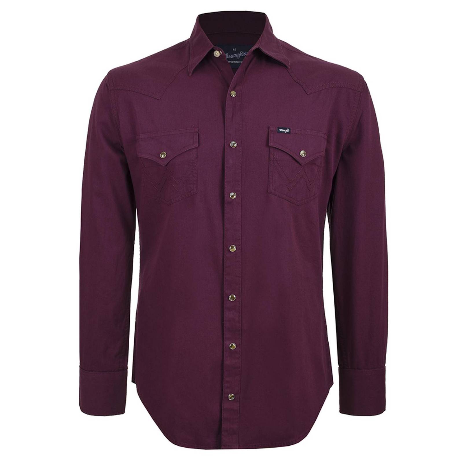 Camisa Vaquera Wrangler Hombre Manga Larga N03 