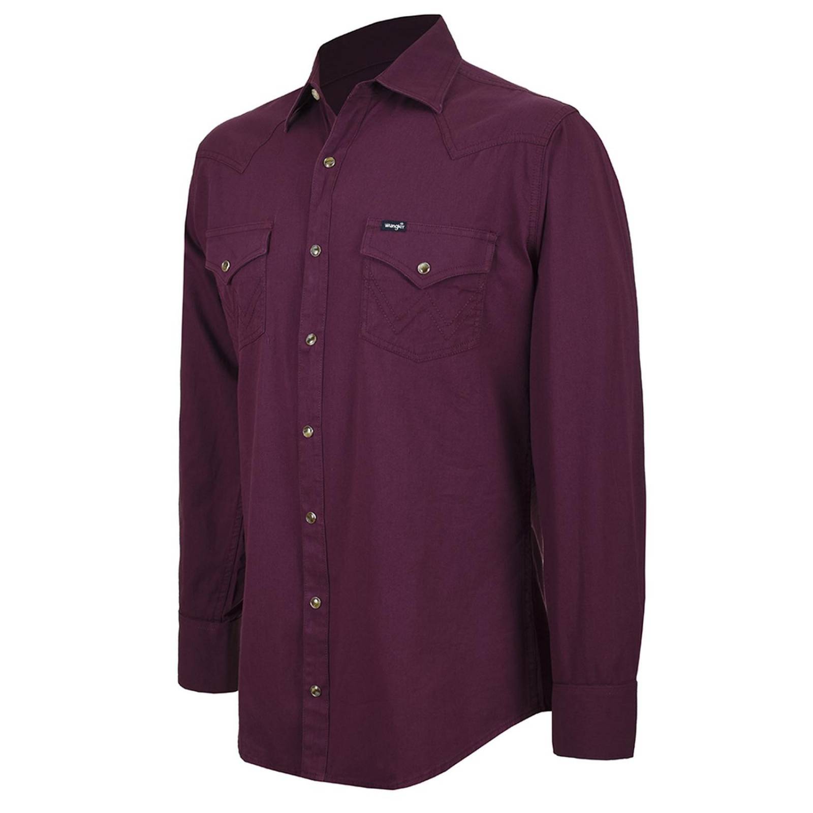 Camisa Vaquera Wrangler Hombre Manga Larga N03 