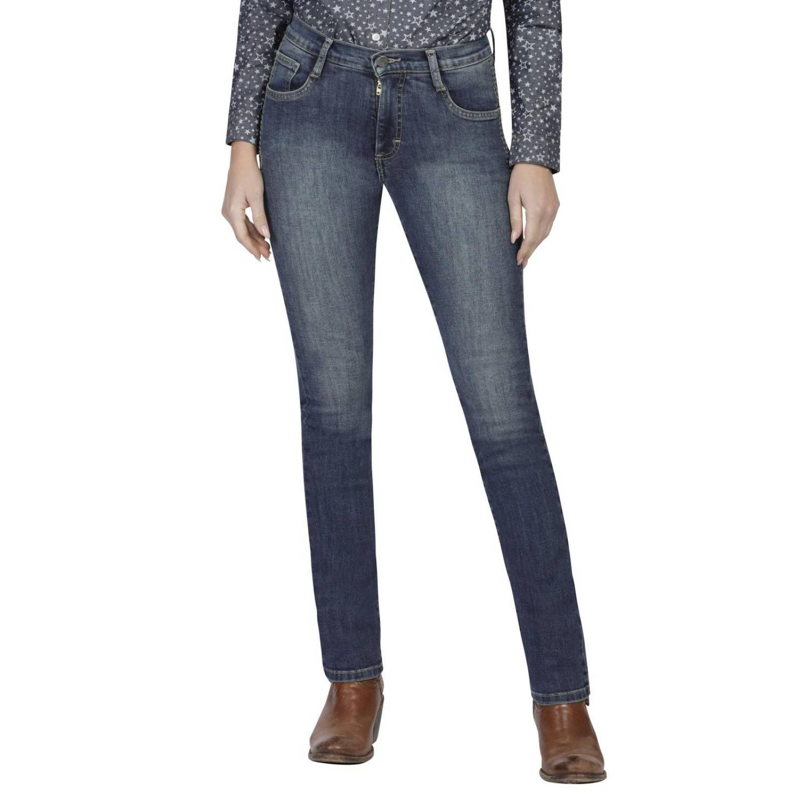 Pantalón Jeans Slim Fit Wrangler Mujer 119 