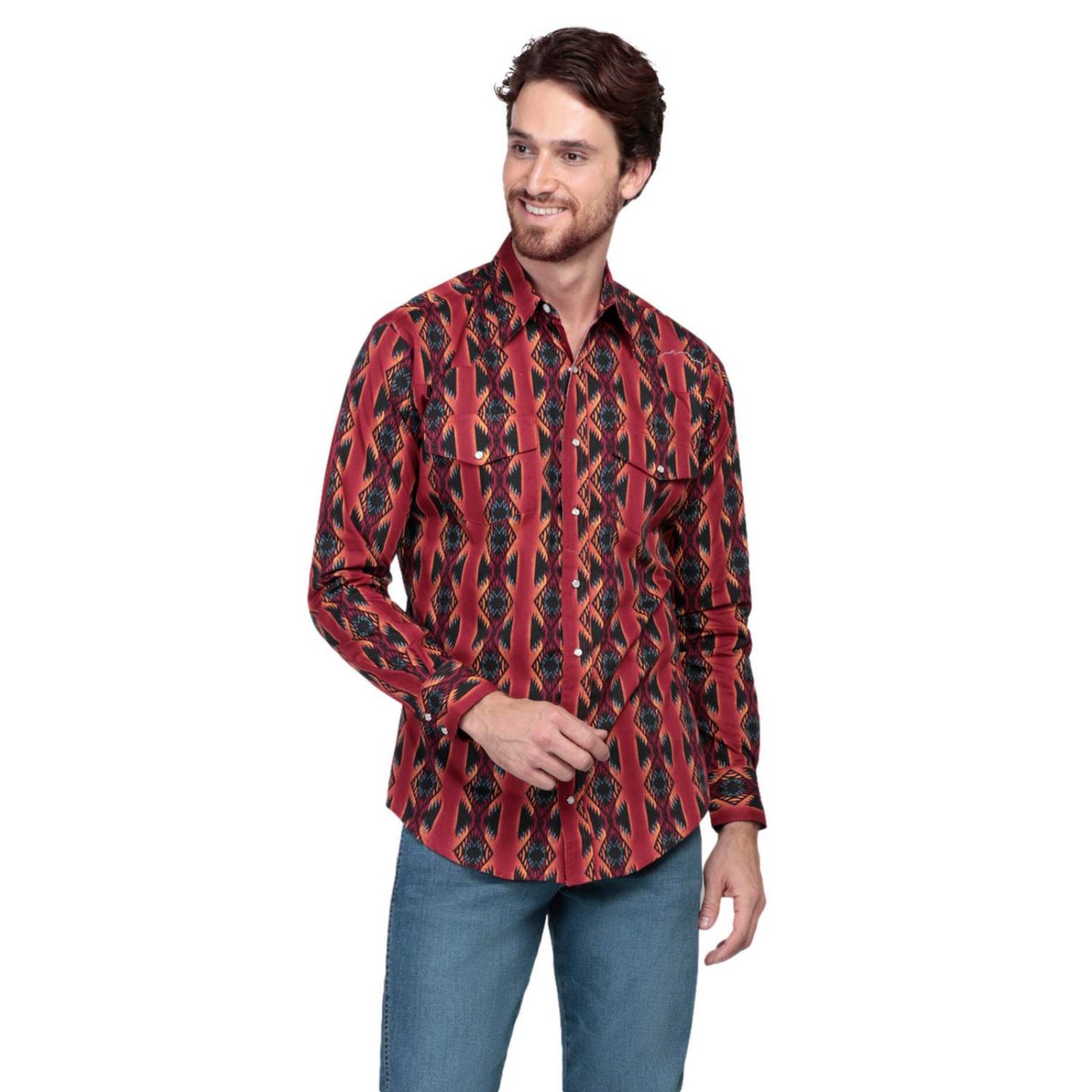 Camisa Vaquera Clásica Wrangler Manga larga Hombre 633 