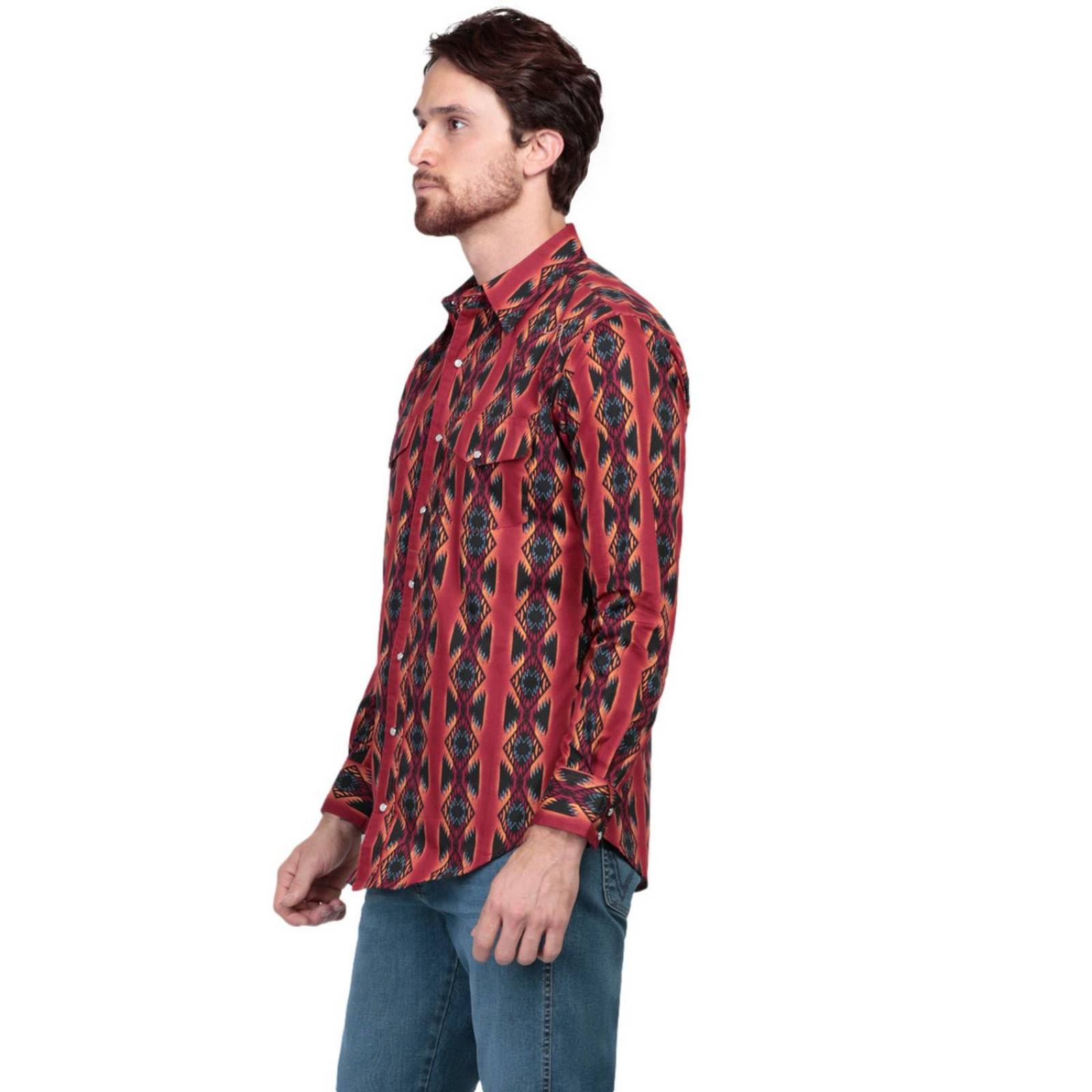 Camisa Vaquera Clásica Wrangler Manga larga Hombre 633 