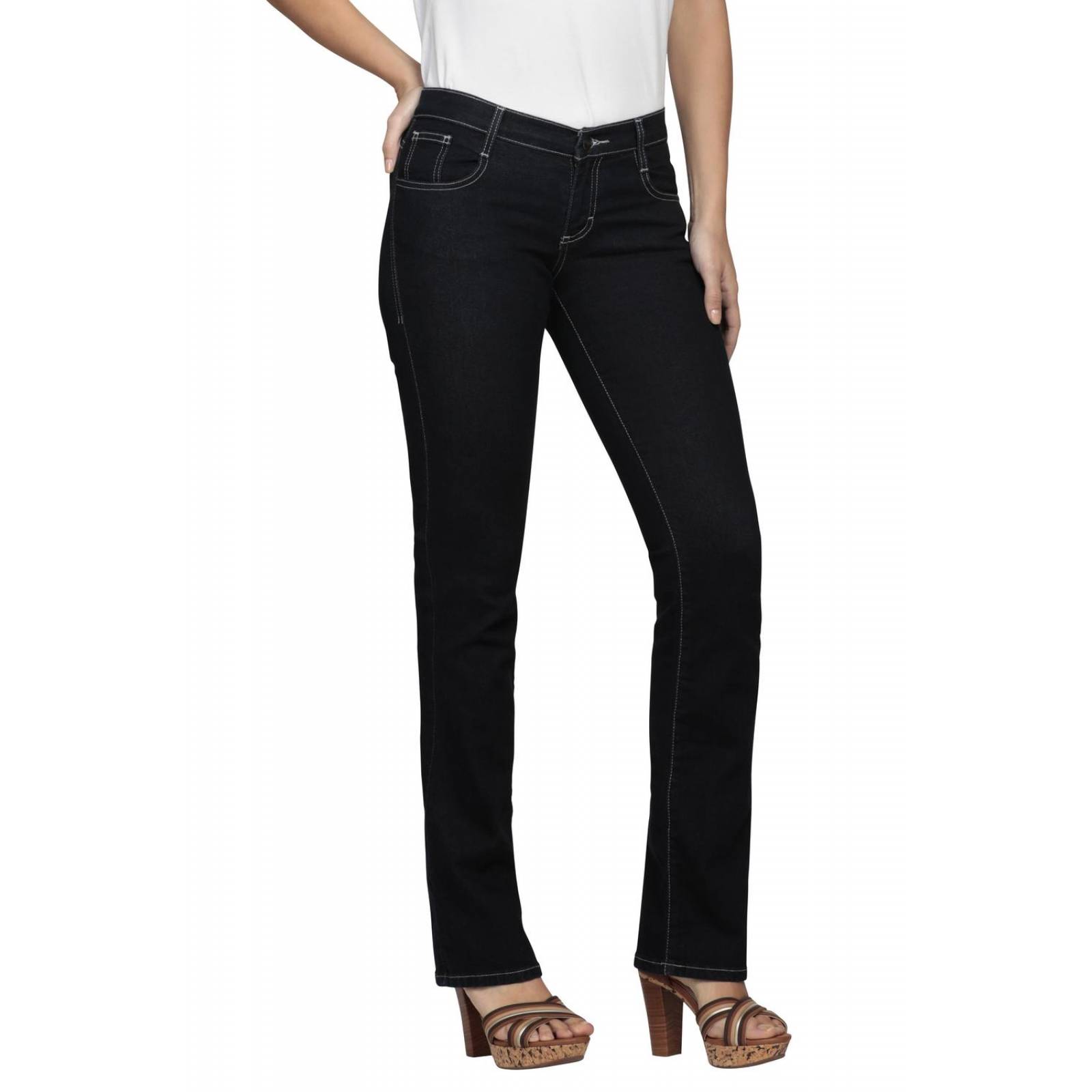 Pantalon Jeans Vaquero Cintura Baja Wrangler Mujer W04 