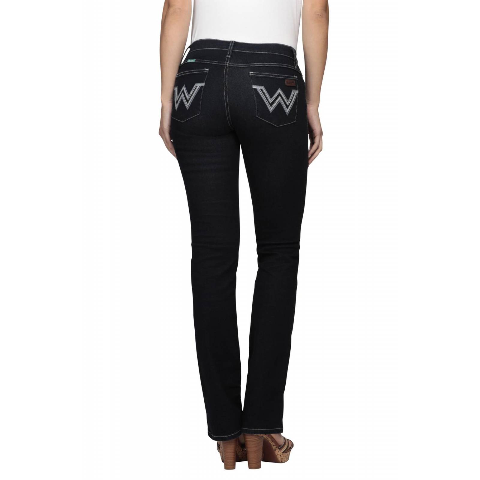 Pantalon Jeans Vaquero Cintura Baja Wrangler Mujer W04 