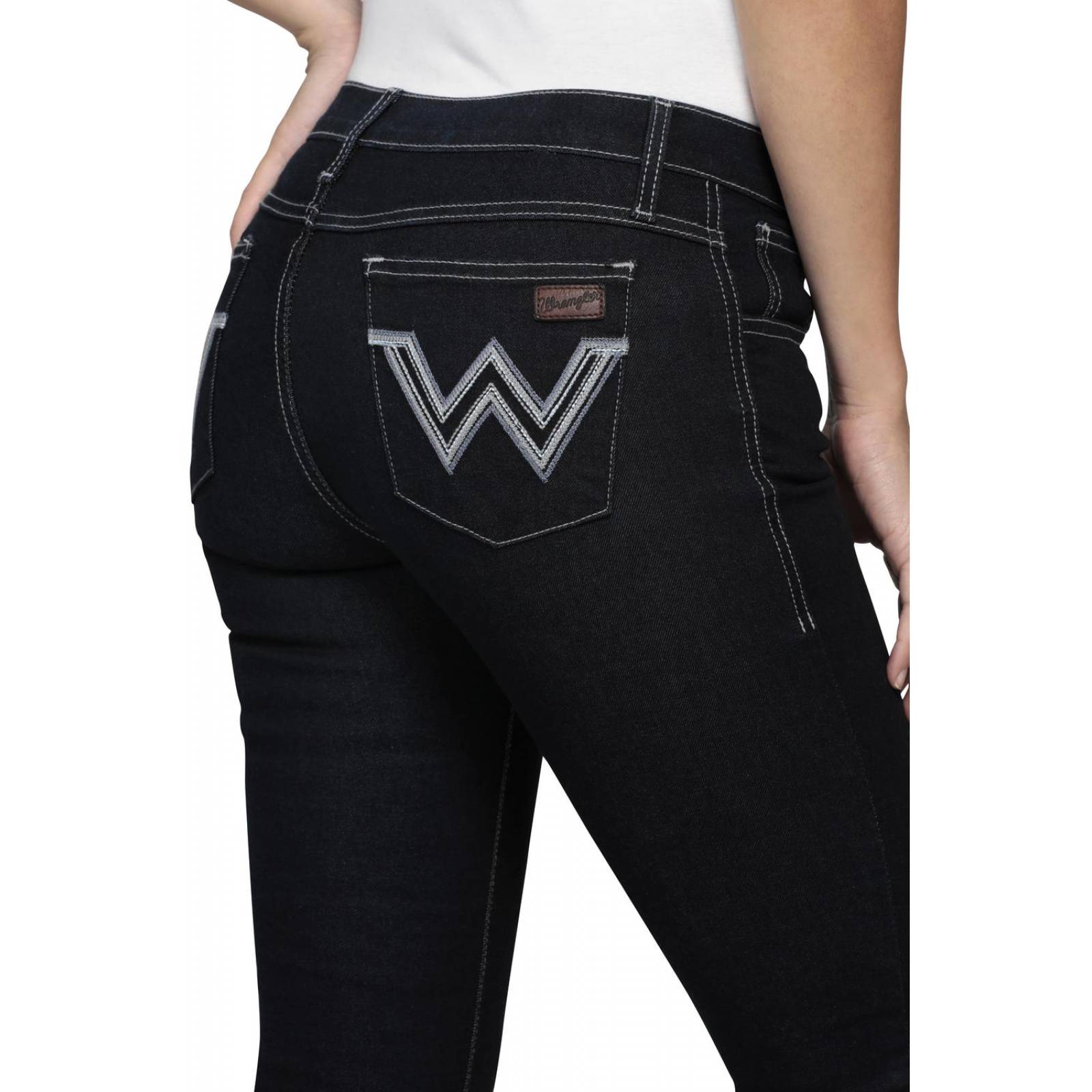 Pantalon Jeans Vaquero Cintura Baja Wrangler Mujer W04 