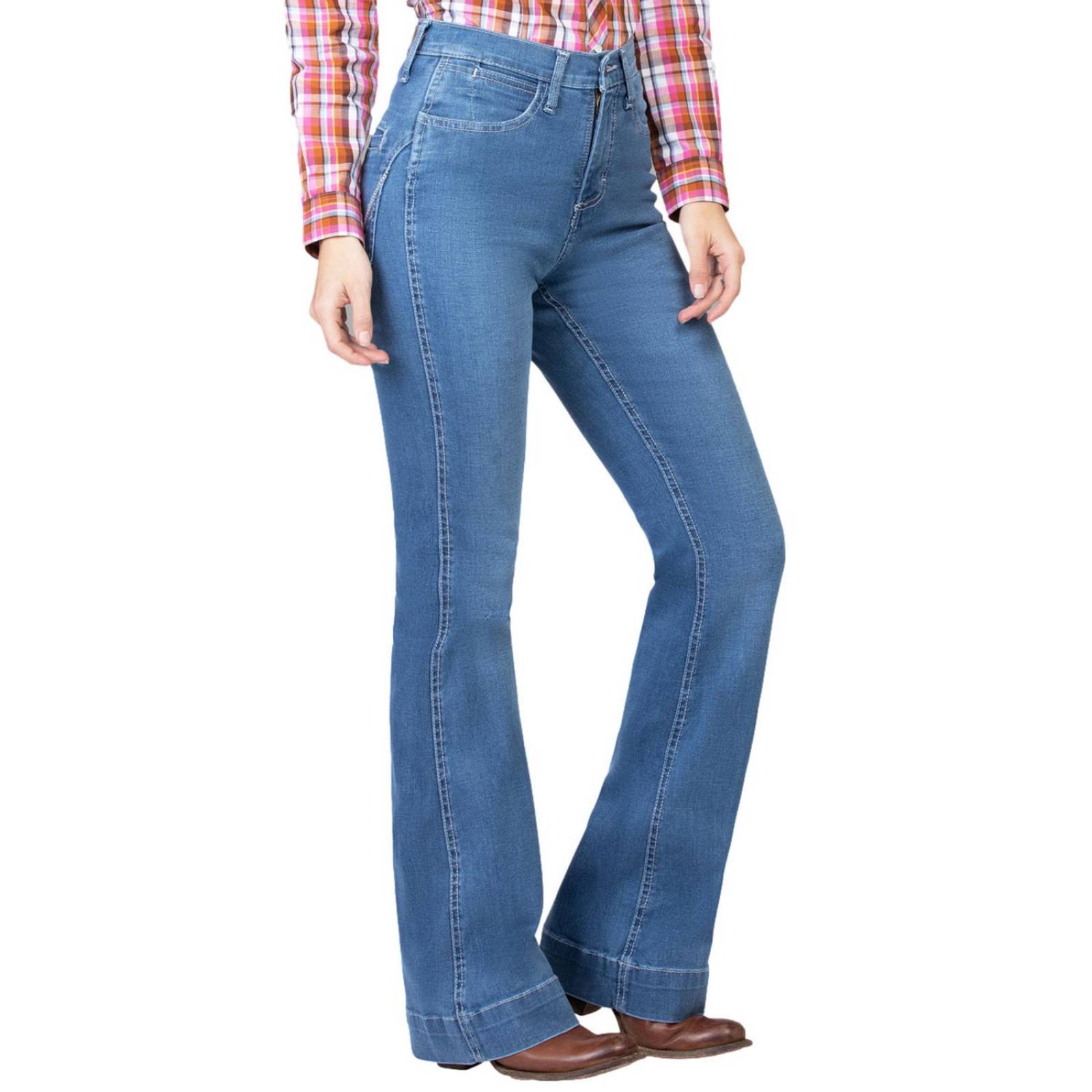 Pantalón Jeans High rise flare Wrangler Mujer 821 