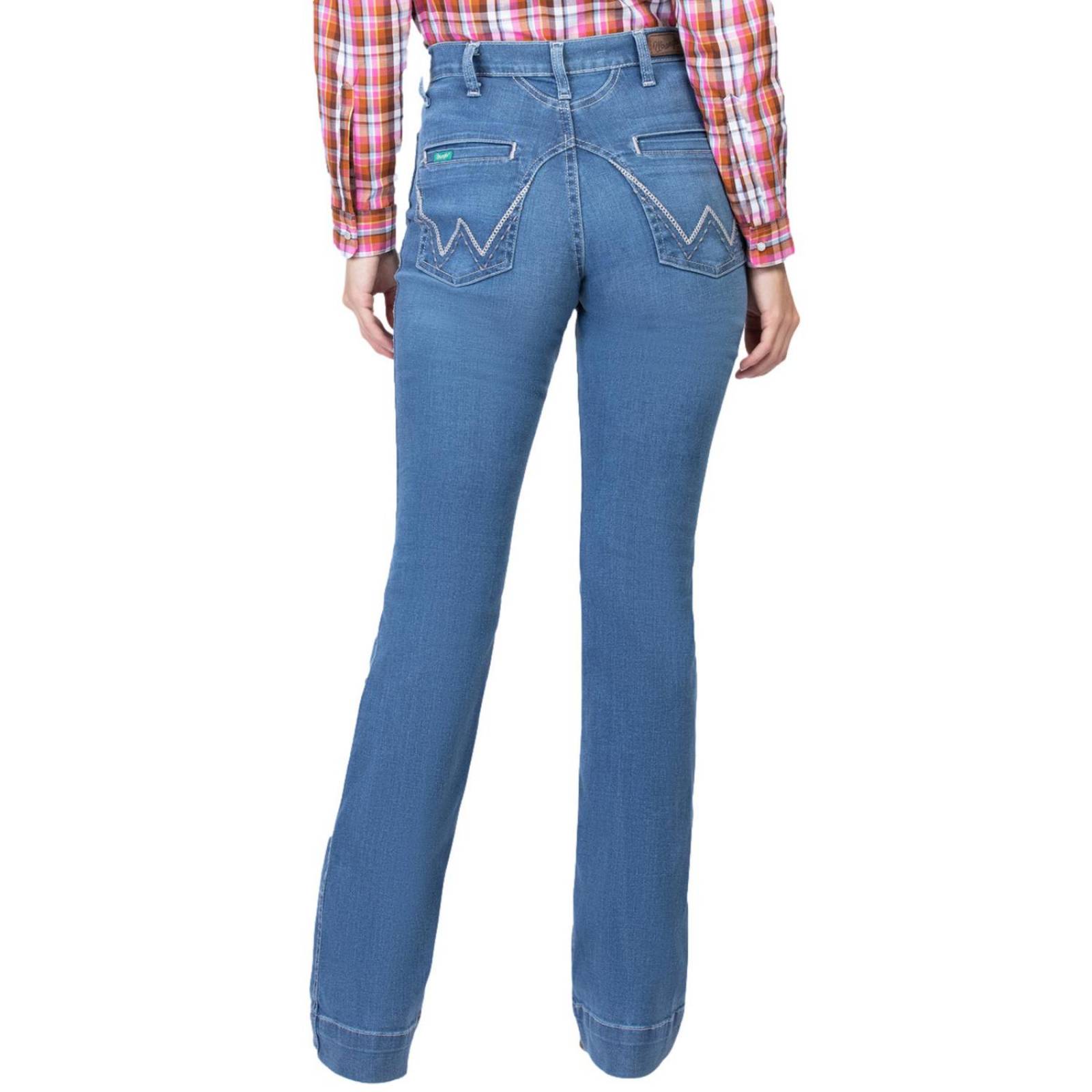 Pantalón Jeans High rise flare Wrangler Mujer 821 