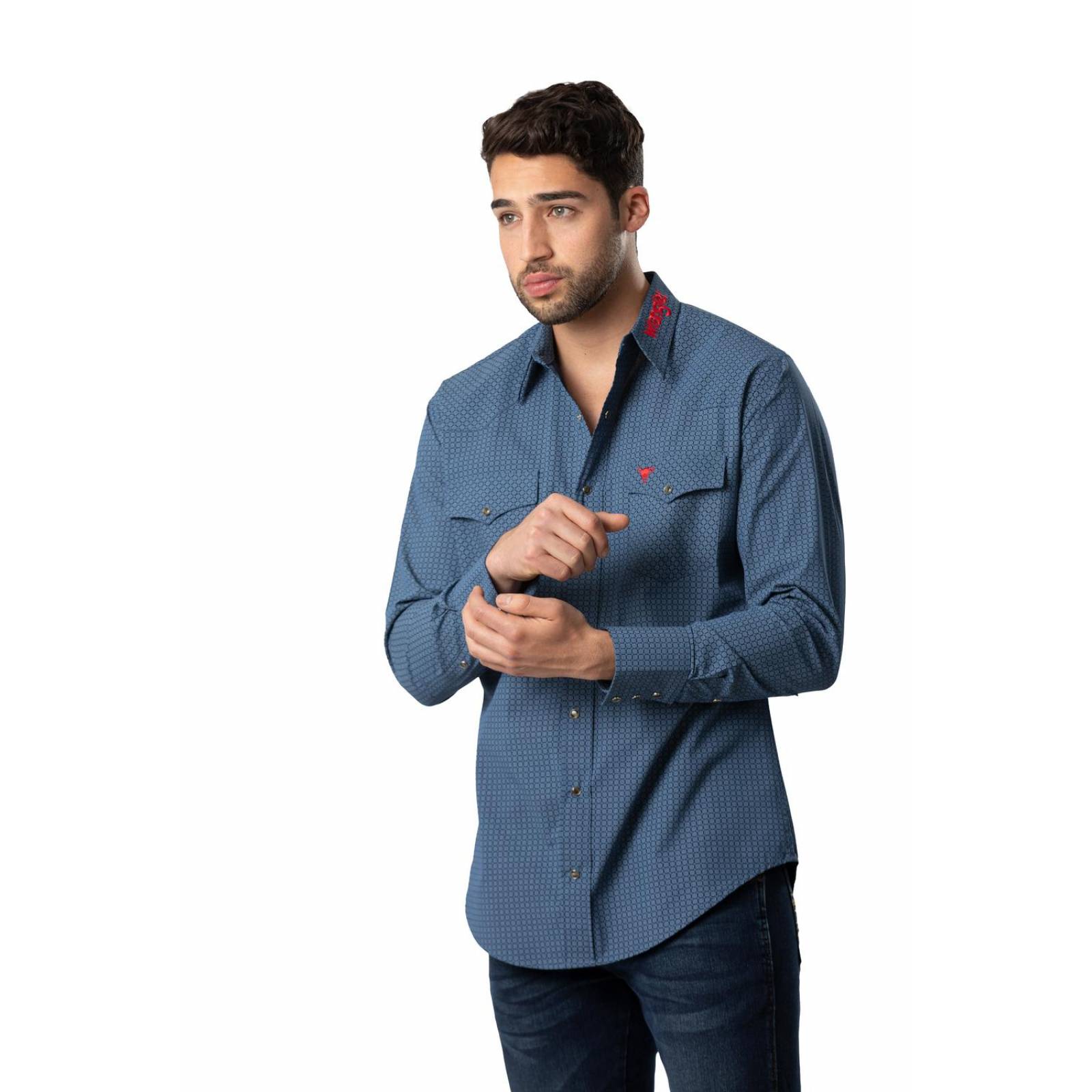 Camisa Vaquera Clásica Wrangler Manga larga Hombre 721