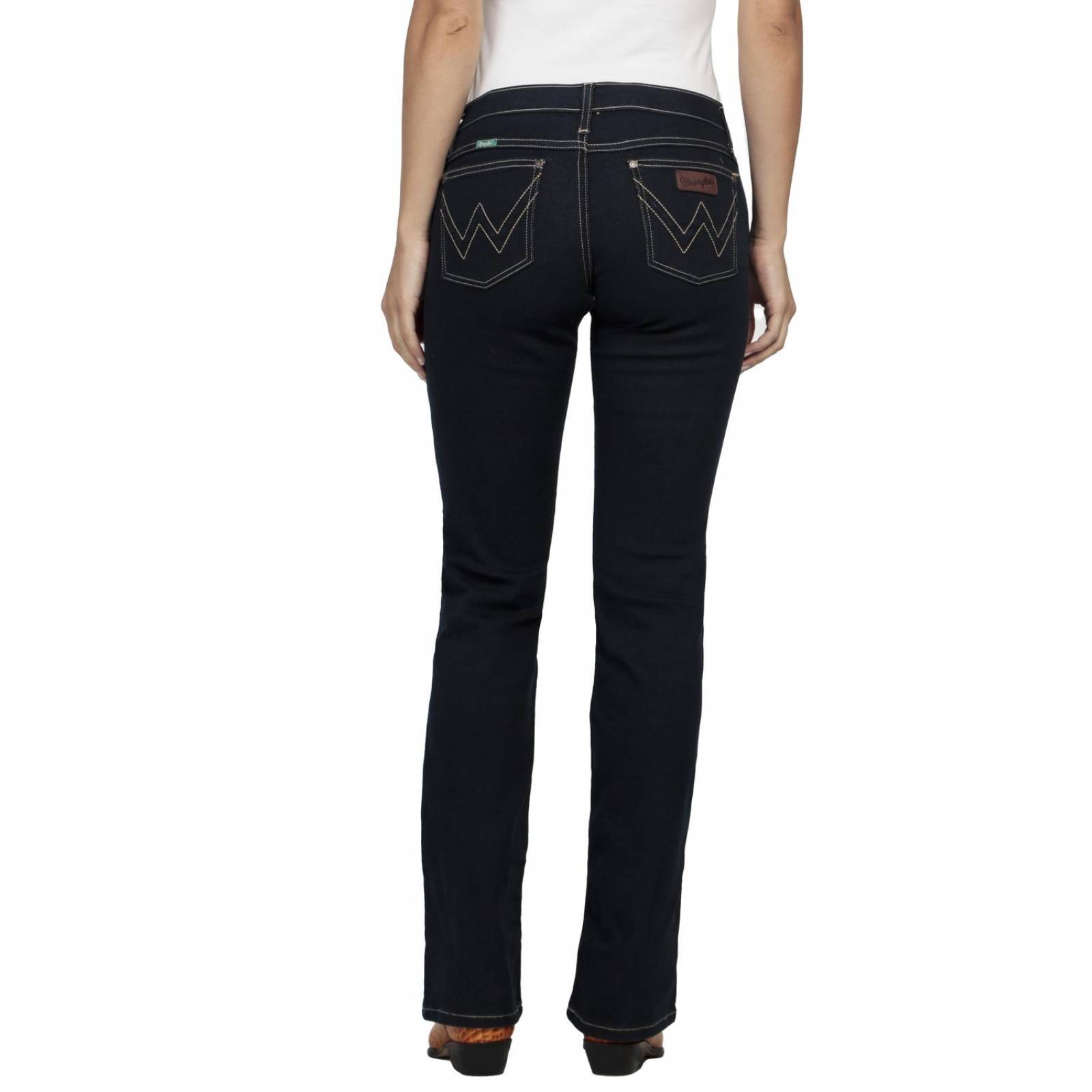 Pantalon Jeans Vaquero Cintura Baja Wrangler Mujer W06 