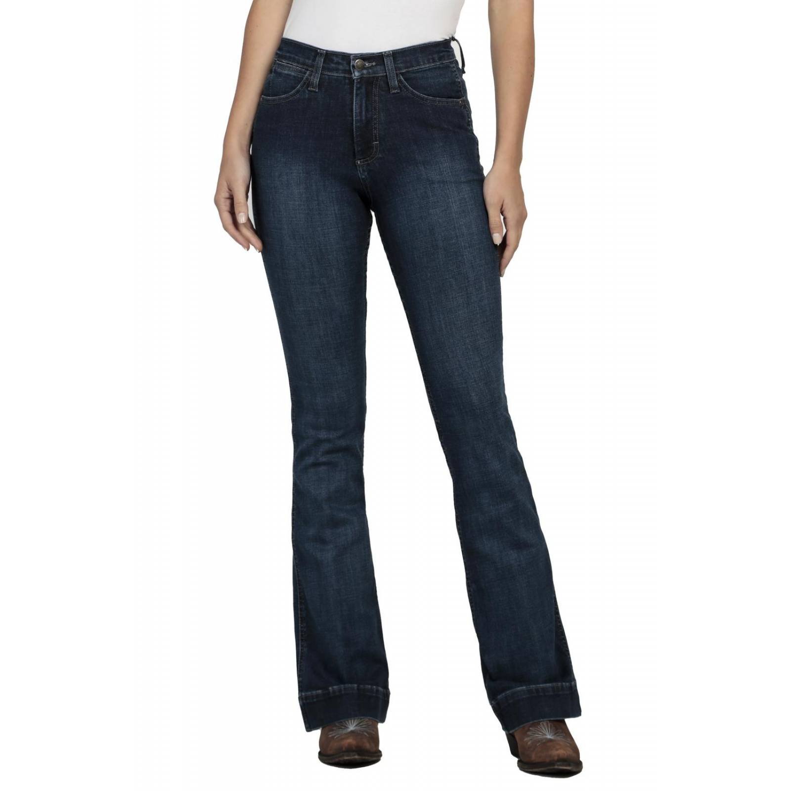 Pantalon Jeans Vaquero Cintura Alta Wrangler Mujer W03 