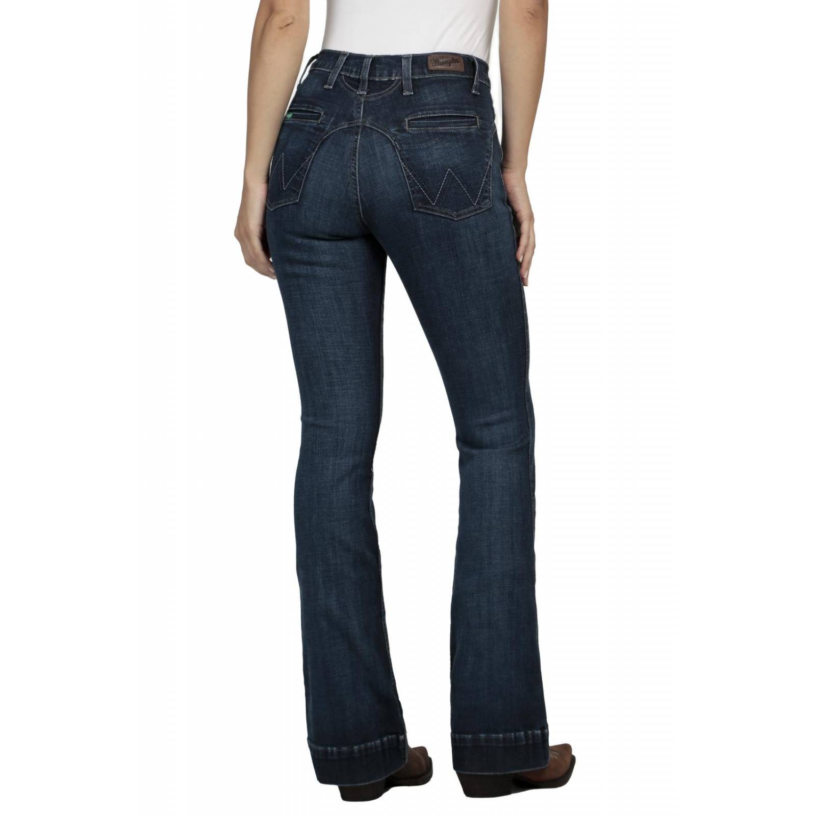 Pantalon Jeans Vaquero Cintura Alta Wrangler Mujer W03 