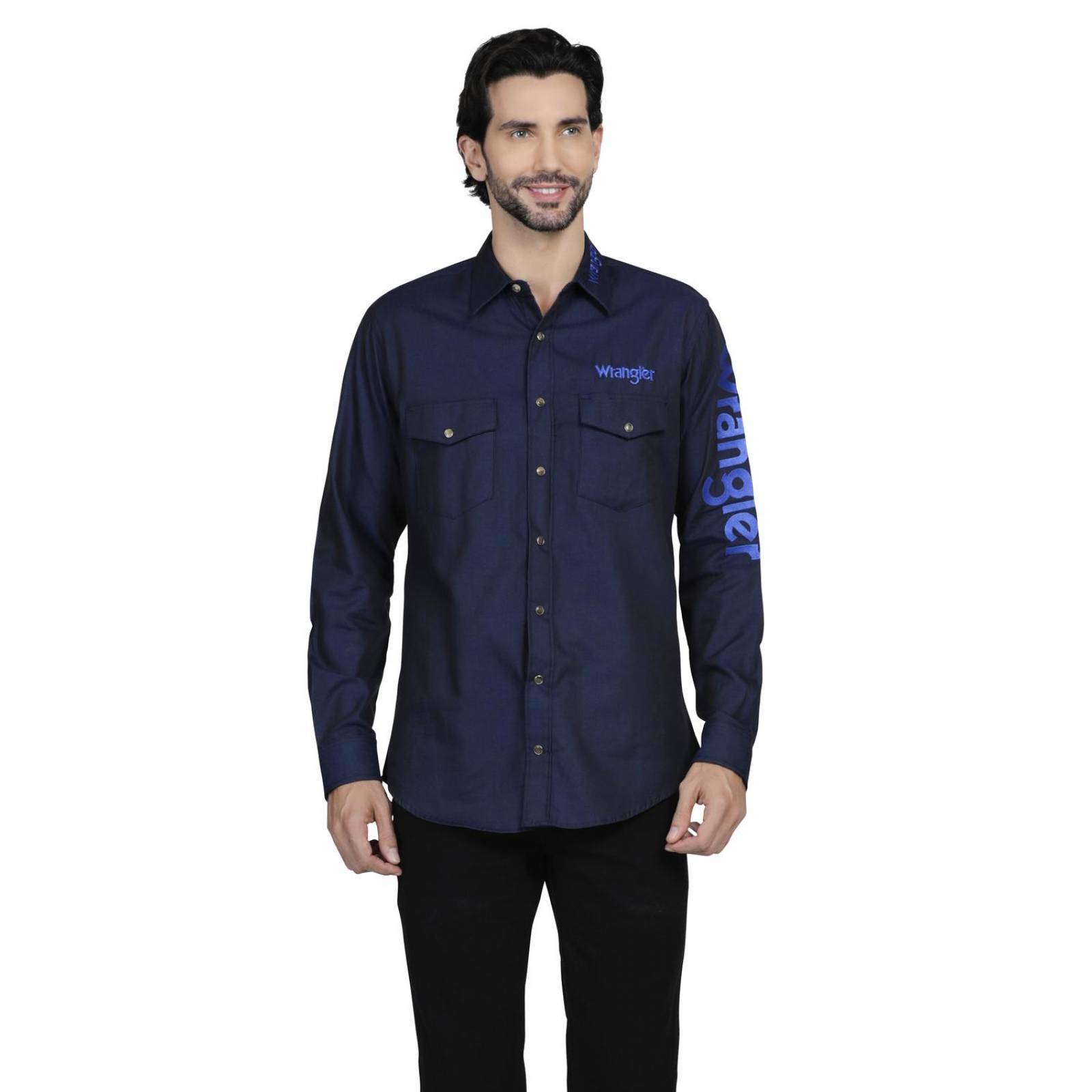 Camisa Vaquera Wrangler Hombre Retro W02 