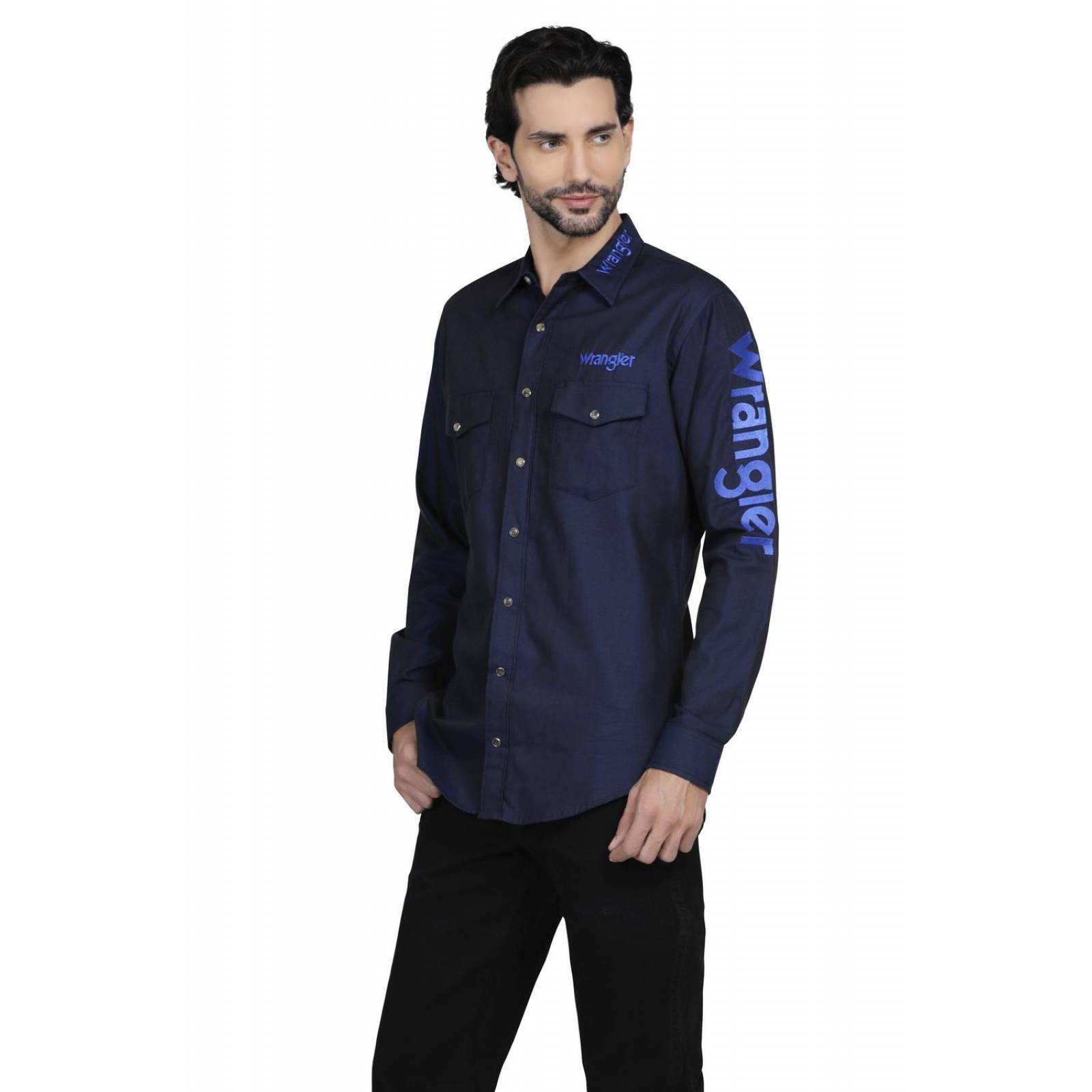 Camisa Vaquera Wrangler Hombre Retro W02 