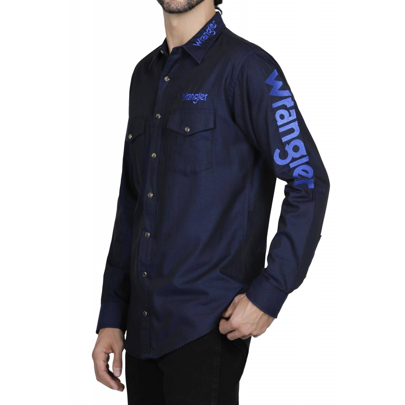 Camisa Vaquera Wrangler Hombre Retro W02 