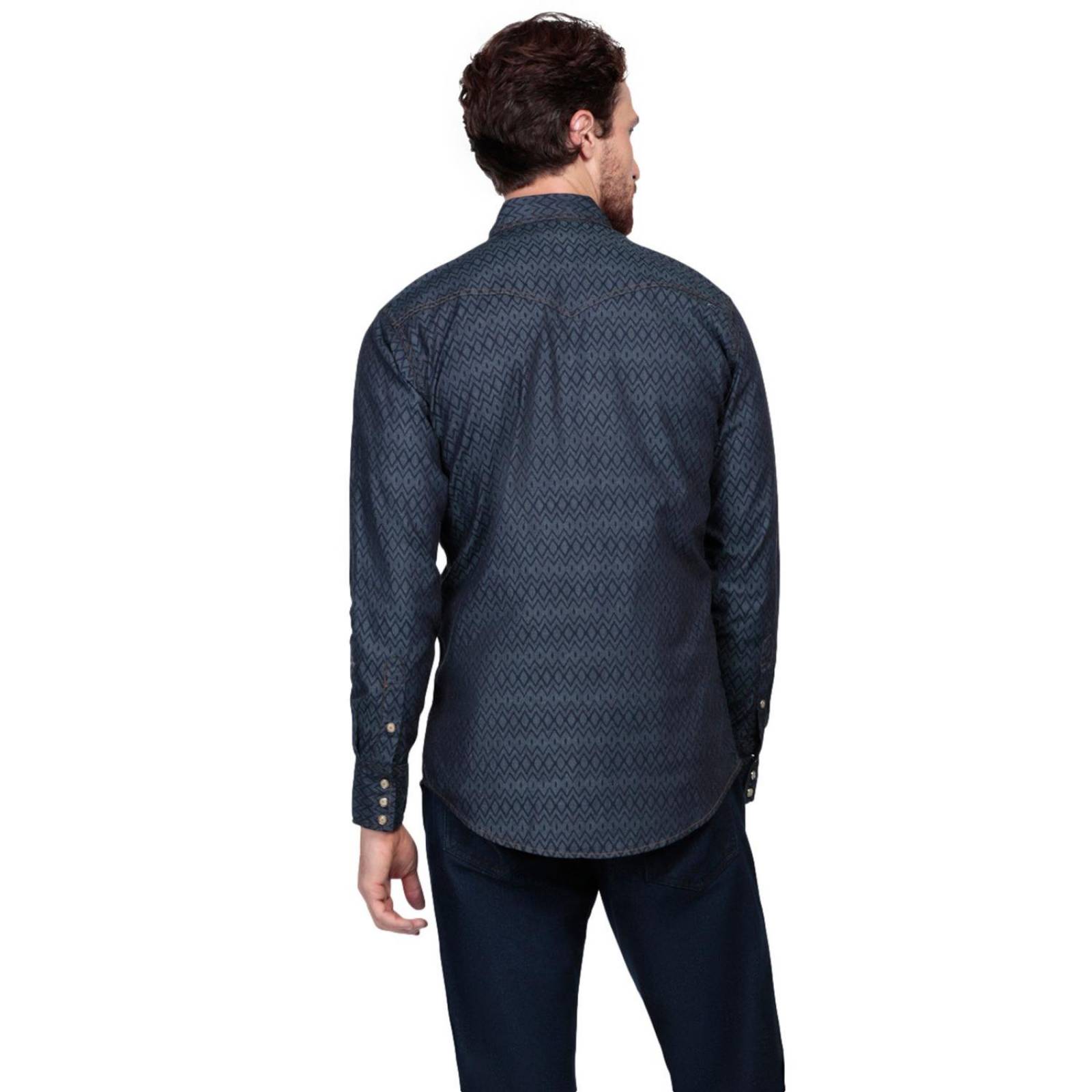Camisa Vaquera Clásica Wrangler Manga larga Hombre 732 