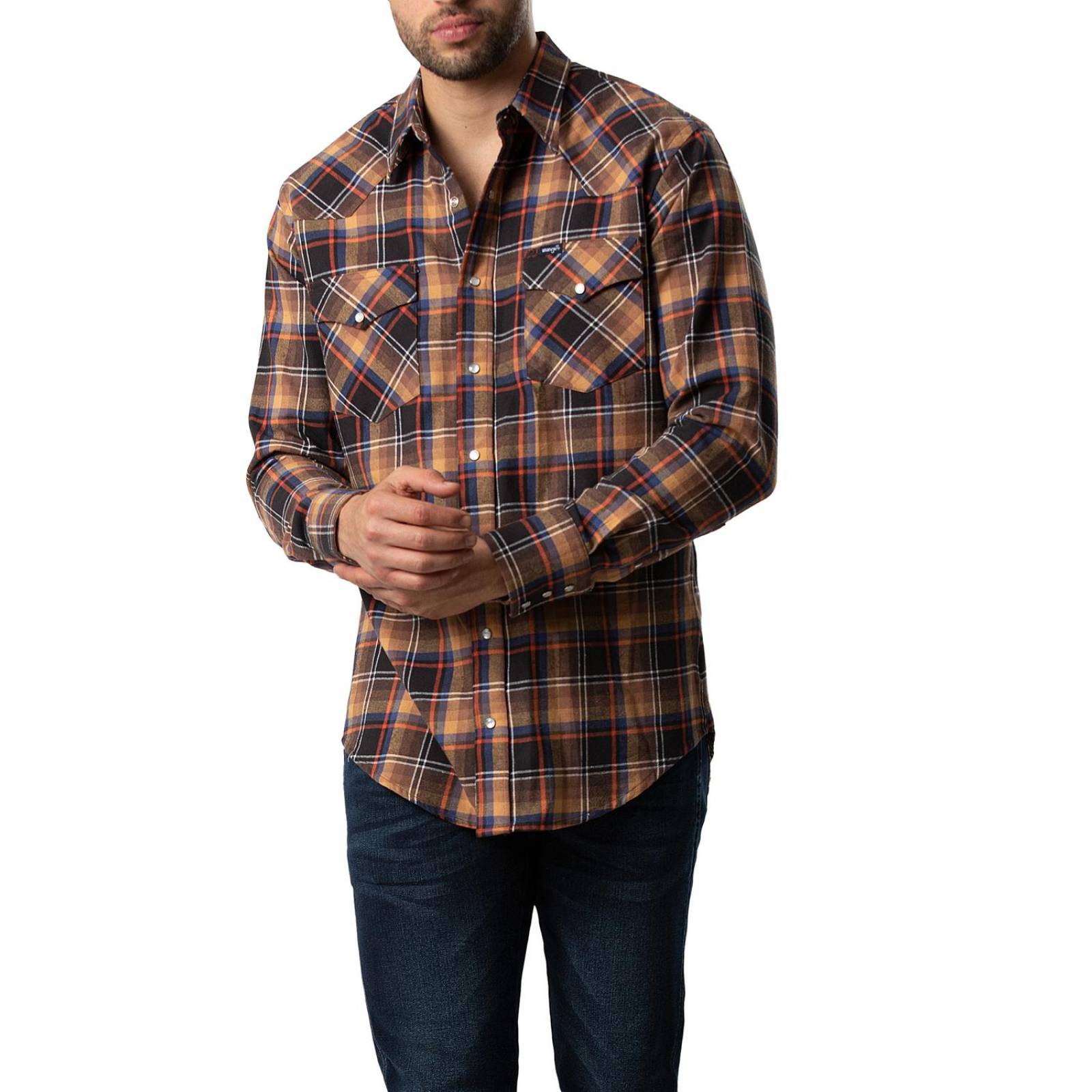 Camisa Vaquera Clásica Wrangler Manga larga Hombre 706 
